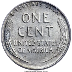 image for: 1944-D 1C Struck on a Zinc-Coated Steel Planchet MS62 PCGS Secure. CAC....