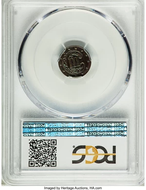 image for: 1865 3C Three Cent Silver, Judd-415, Pollock-487, High R.7, PR64+ Brown PCGS....