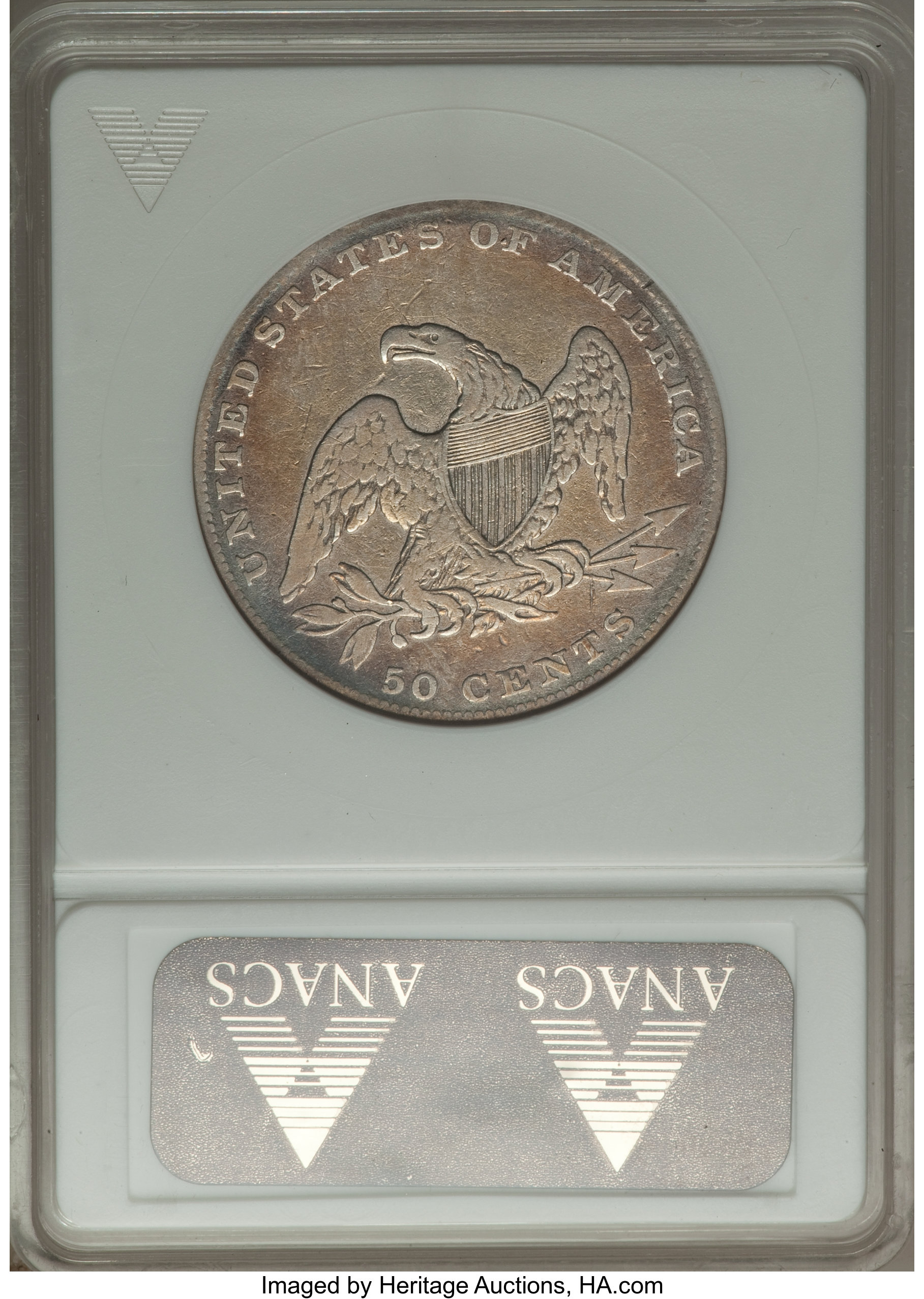 1836 50c Reeded Edge F12 thumbnail 2