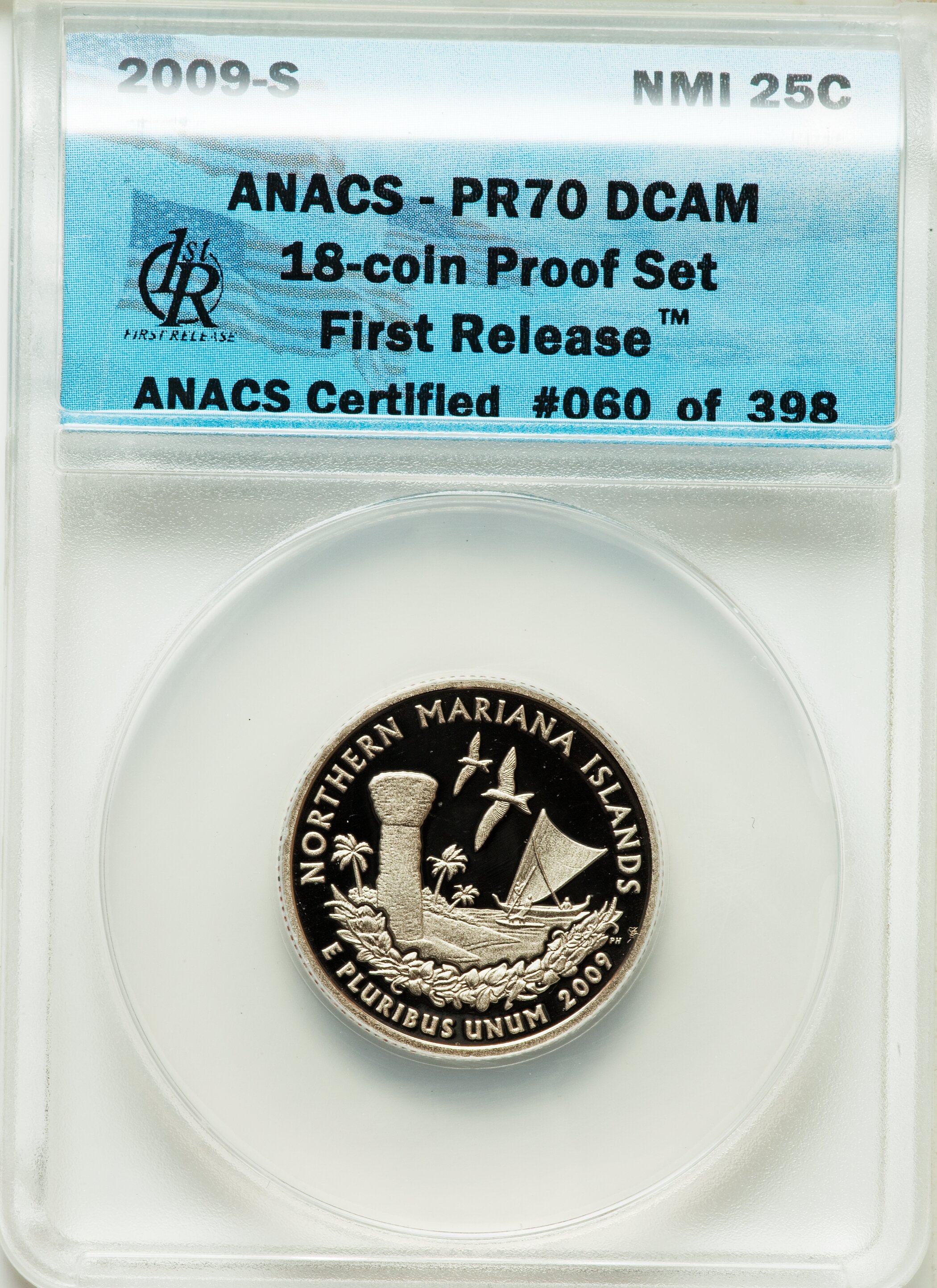image for: 2009-S $1 Complete 18 Piece Proof Set, First Releases PR70 Deep Cameo ANACS. This proof set includes: (4)Lincoln Cents; J... (Total: 18 item)