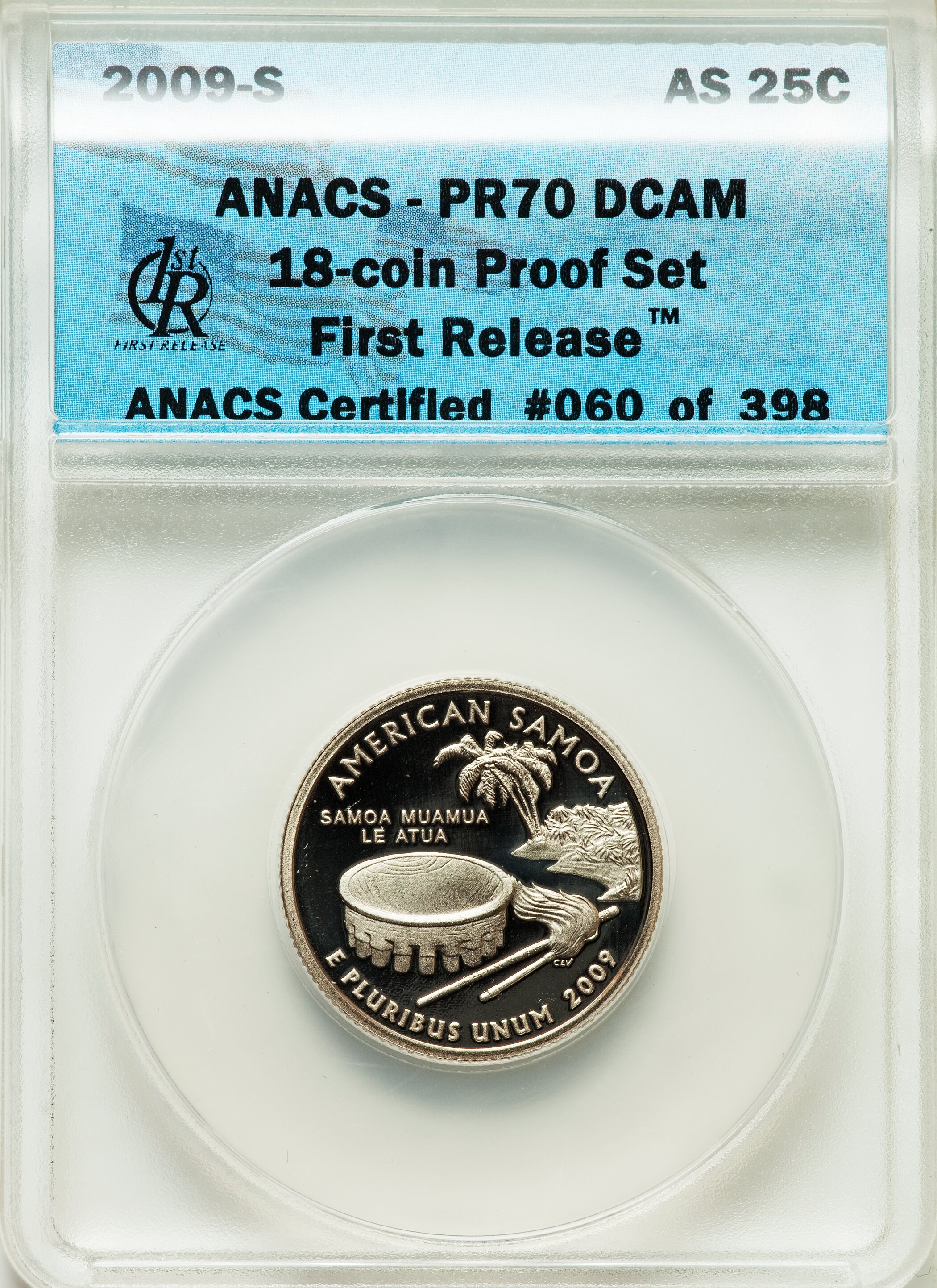 image for: 2009-S $1 Complete 18 Piece Proof Set, First Releases PR70 Deep Cameo ANACS. This proof set includes: (4)Lincoln Cents; J... (Total: 18 item)