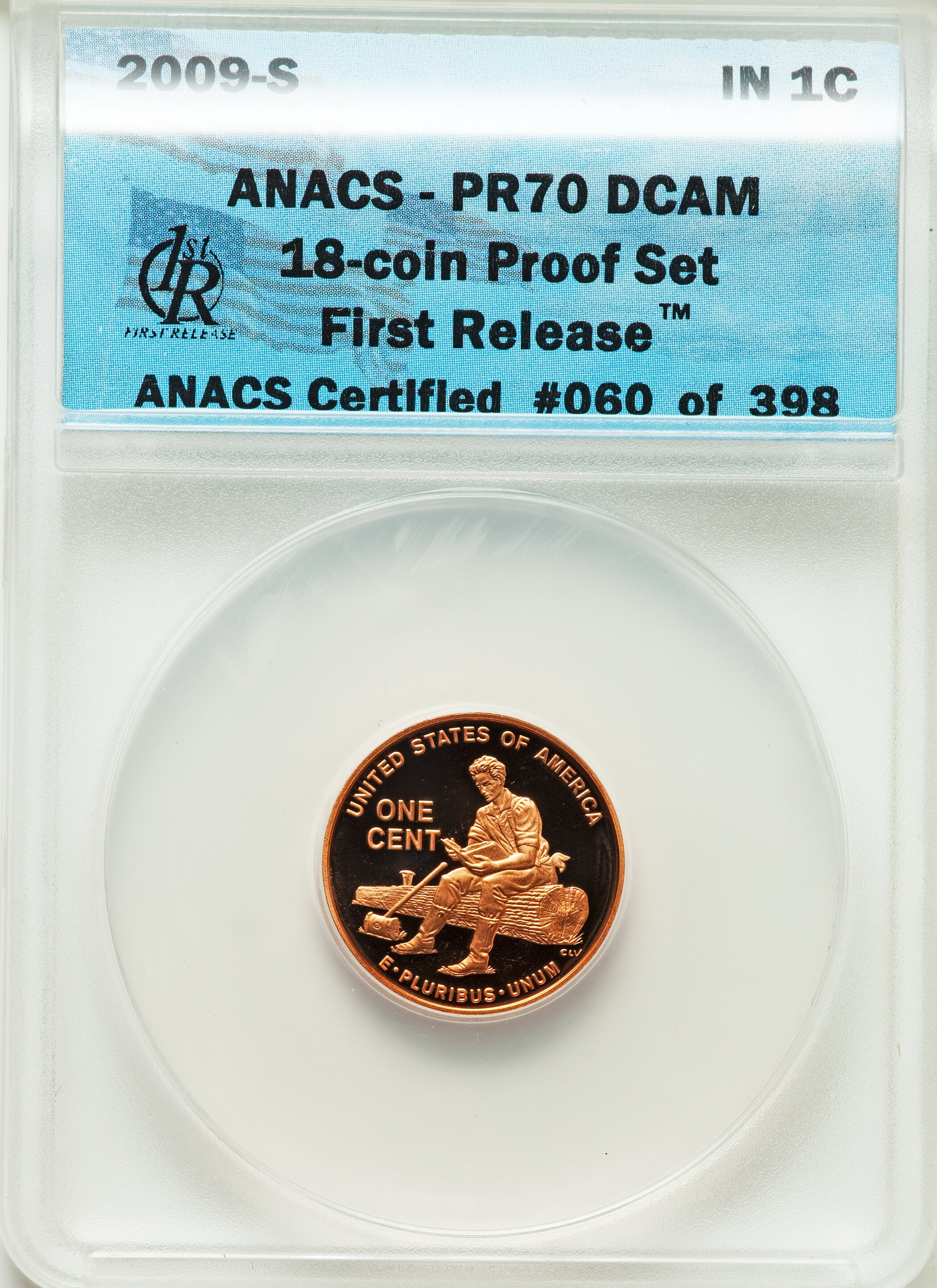 image for: 2009-S $1 Complete 18 Piece Proof Set, First Releases PR70 Deep Cameo ANACS. This proof set includes: (4)Lincoln Cents; J... (Total: 18 item)