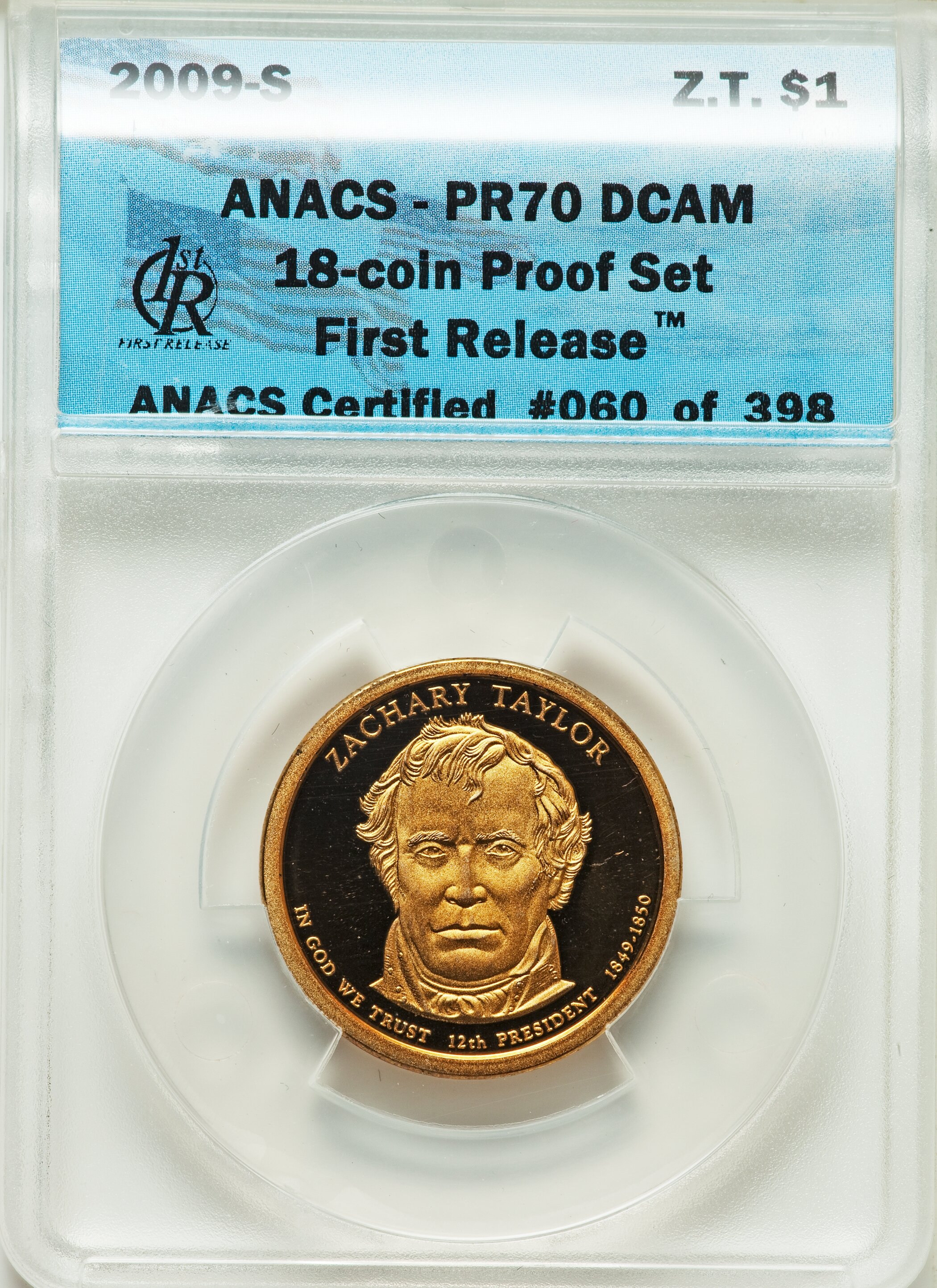 2009-S 1c-$1 Clad Proof Set, 18 Coins OGP thumbnail 16