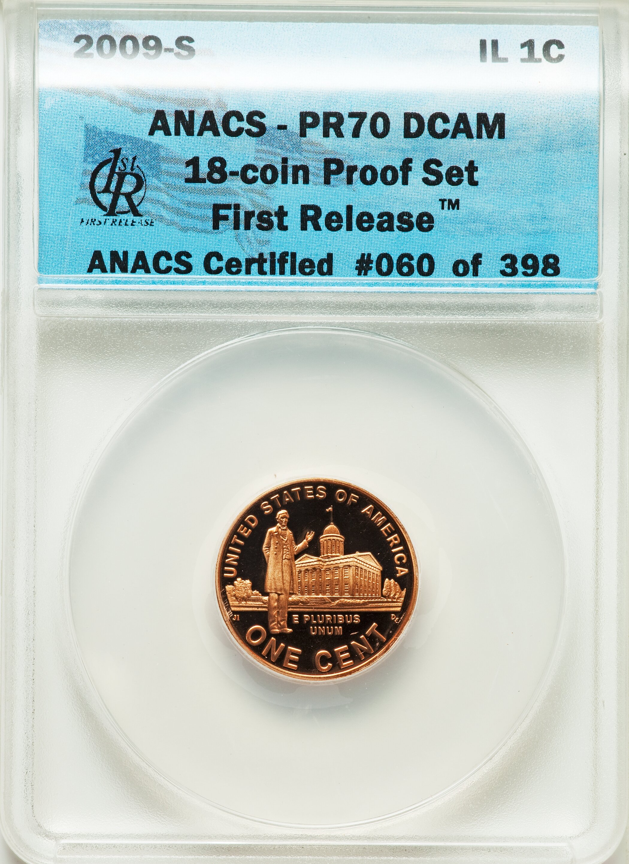 image for: 2009-S $1 Complete 18 Piece Proof Set, First Releases PR70 Deep Cameo ANACS. This proof set includes: (4)Lincoln Cents; J... (Total: 18 item)