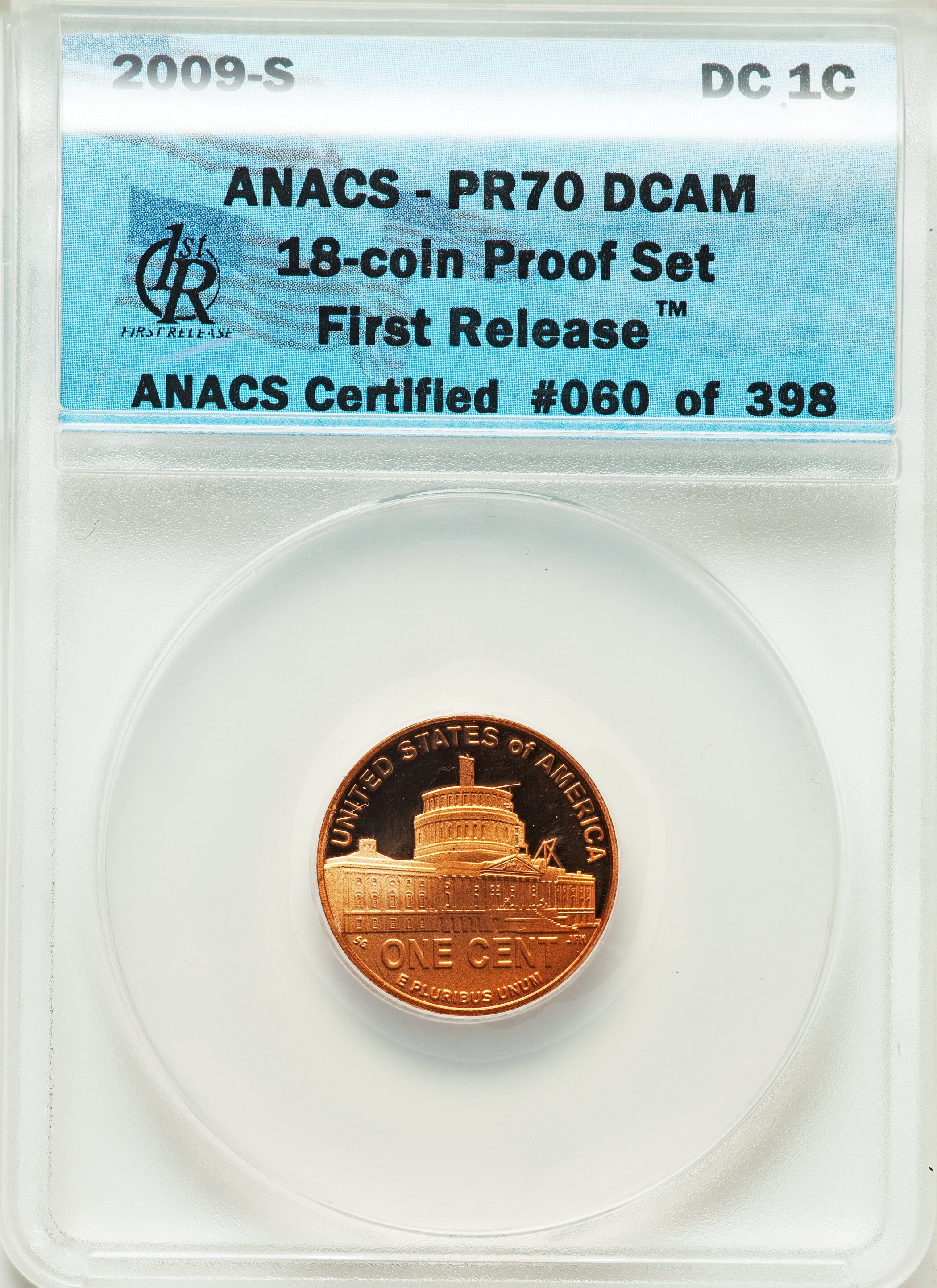 image for: 2009-S $1 Complete 18 Piece Proof Set, First Releases PR70 Deep Cameo ANACS. This proof set includes: (4)Lincoln Cents; J... (Total: 18 item)