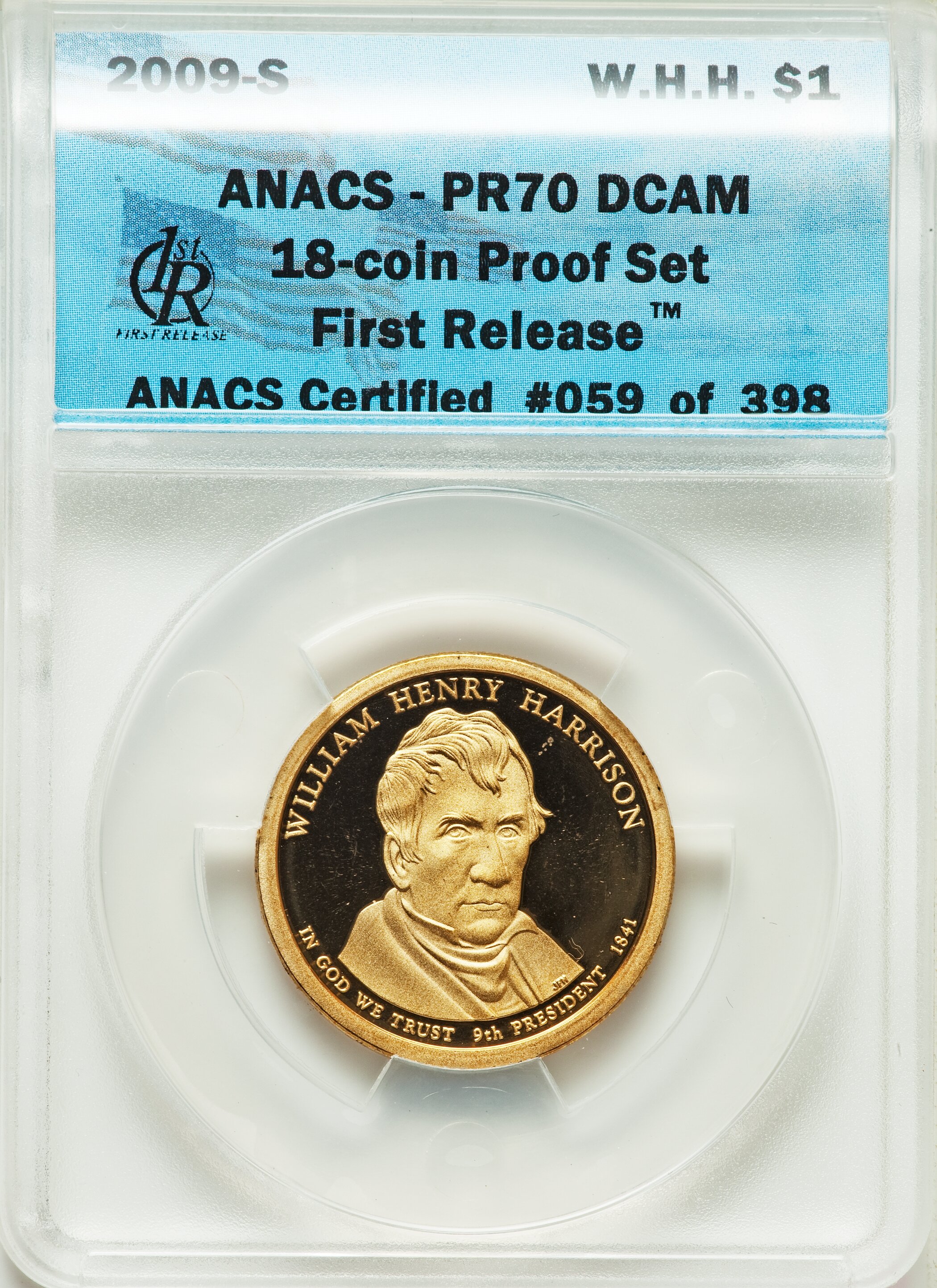 2009-S 1c-$1 Clad Proof Set, 18 Coins PR thumbnail 15
