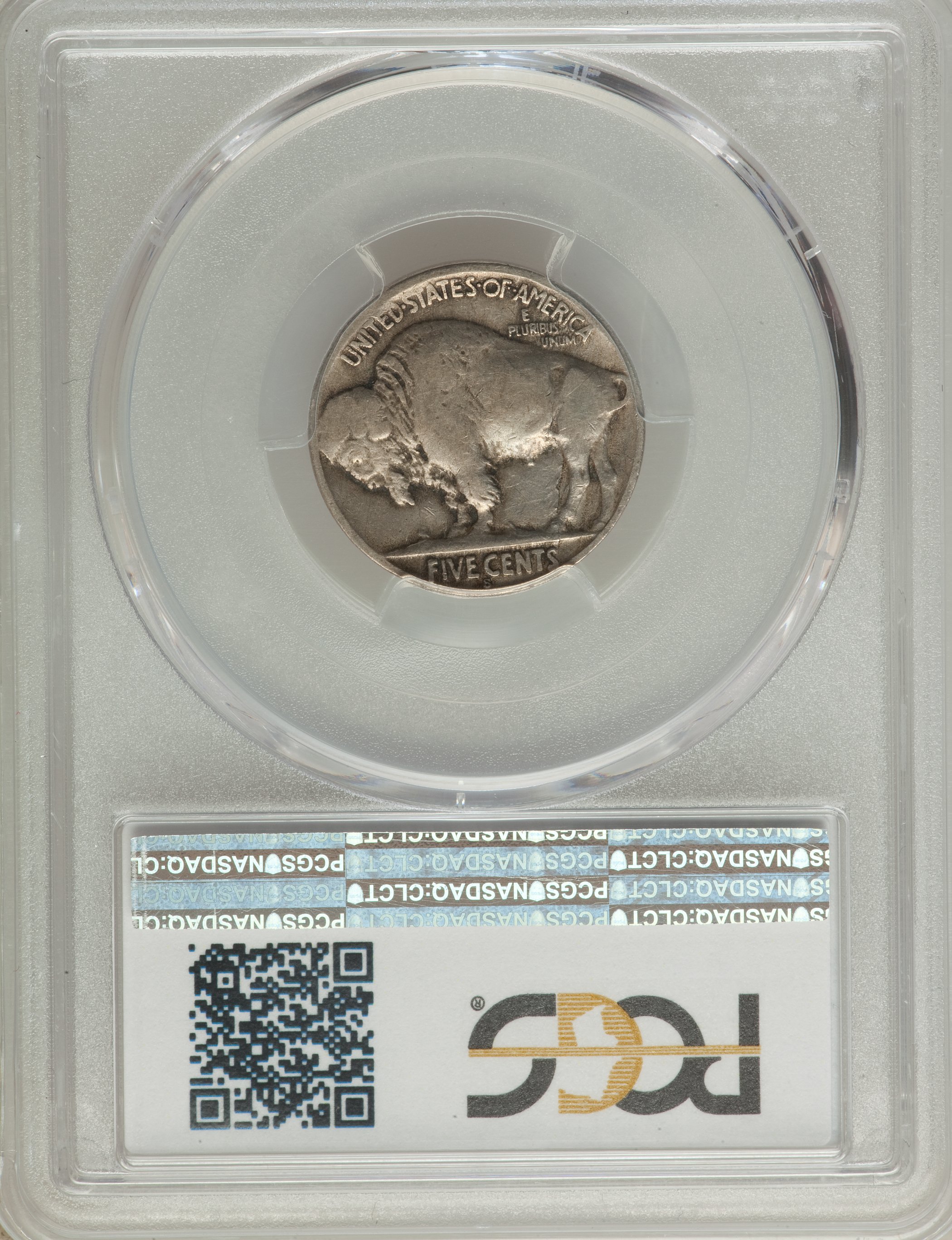1919-S 5c VG10 CAC thumbnail 2