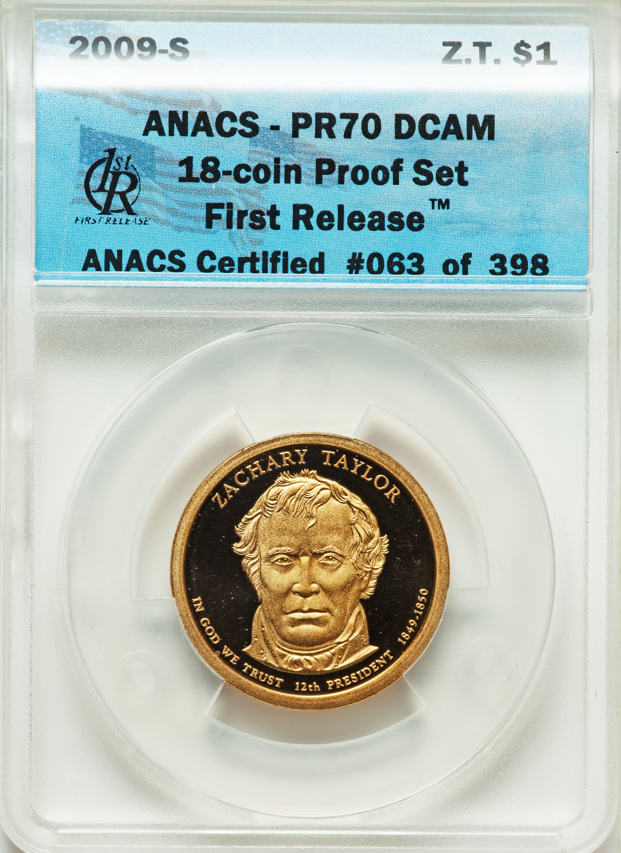 2009-S 1c-$1 Clad Proof Set, 18 Coins OGP thumbnail 8