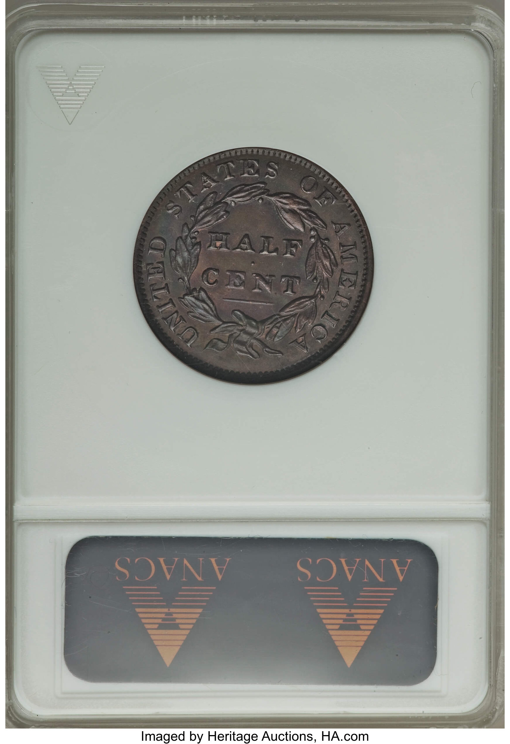 1834 1/2c MS BN MS60 BN thumbnail 2