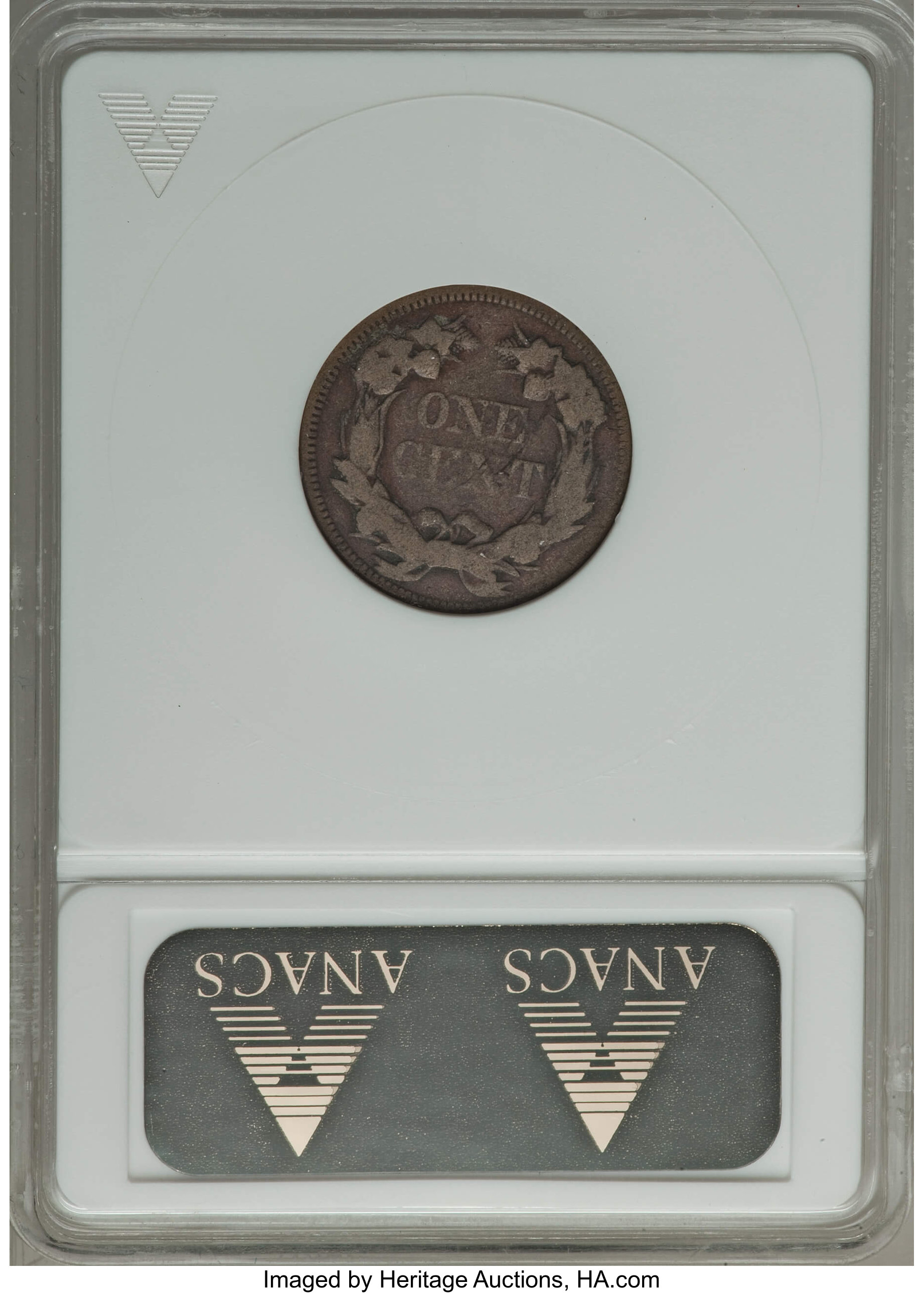 1858 1c Large Letters AG3 thumbnail 2