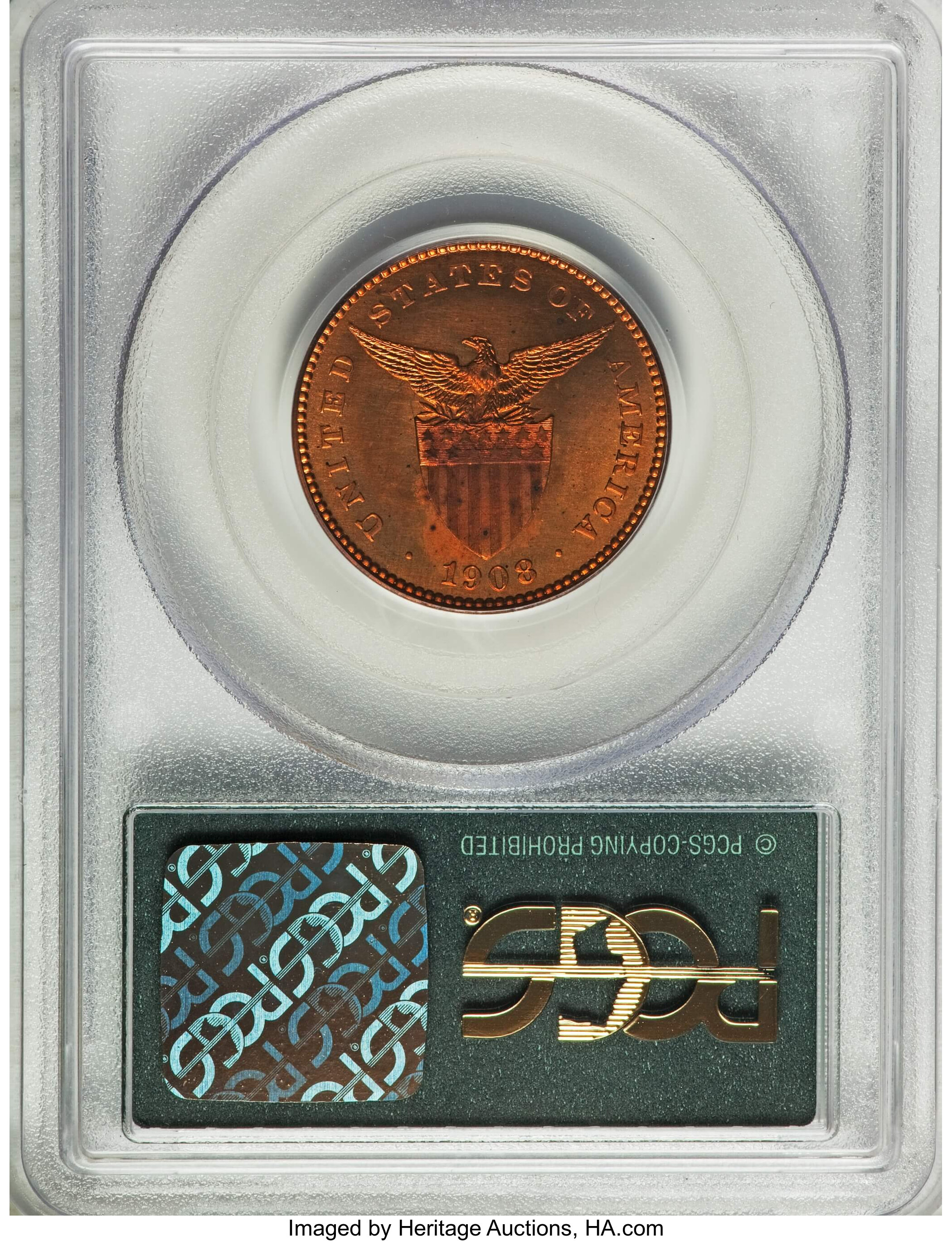 image for: 1908 1C PR65 Red PCGS. PCGS Population (13/11). NGC Census: (0/0)....