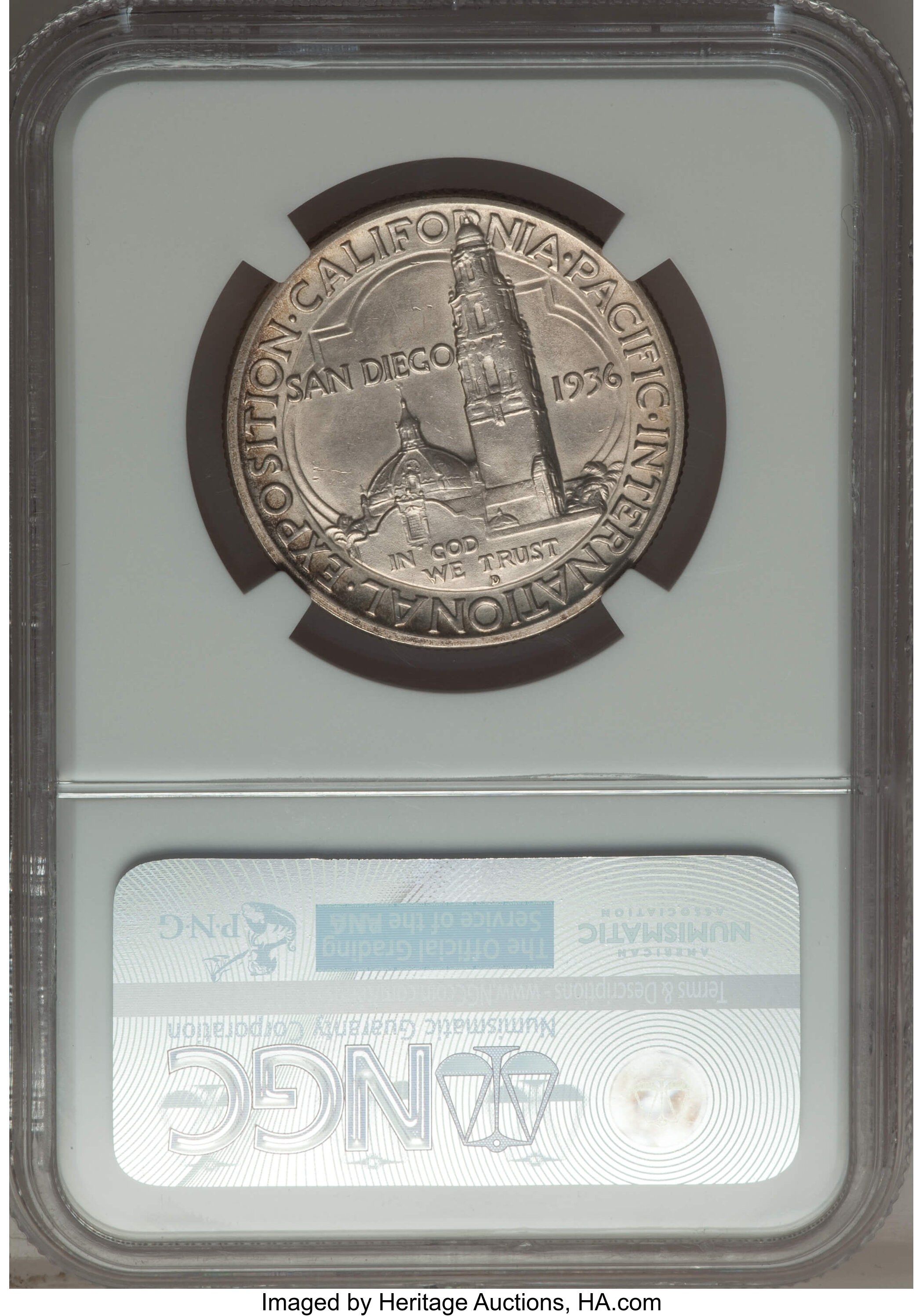 1936-D 50c San Diego Expo XF40 thumbnail 8