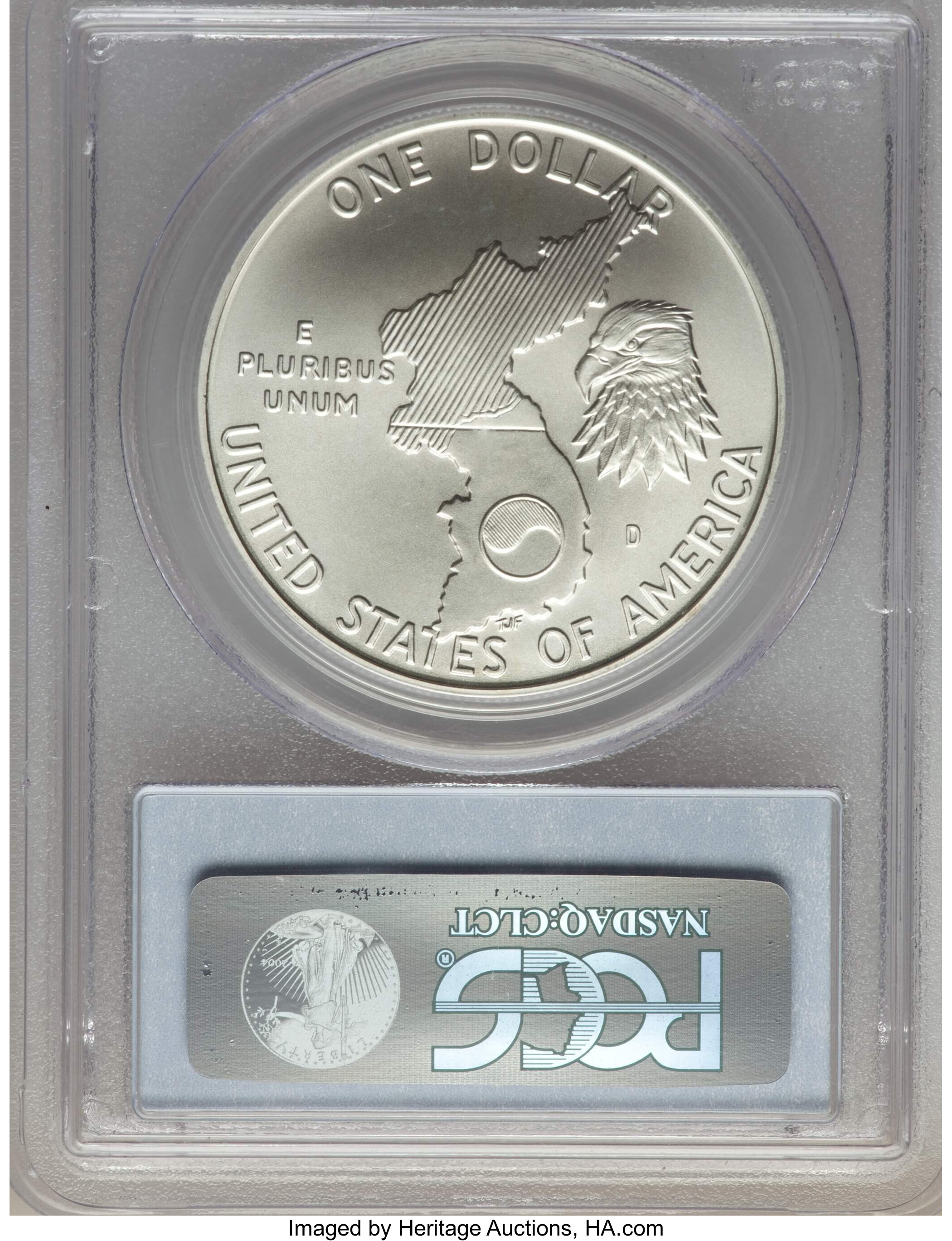 1991-D S$1 Korean War Memorial OGP thumbnail 14