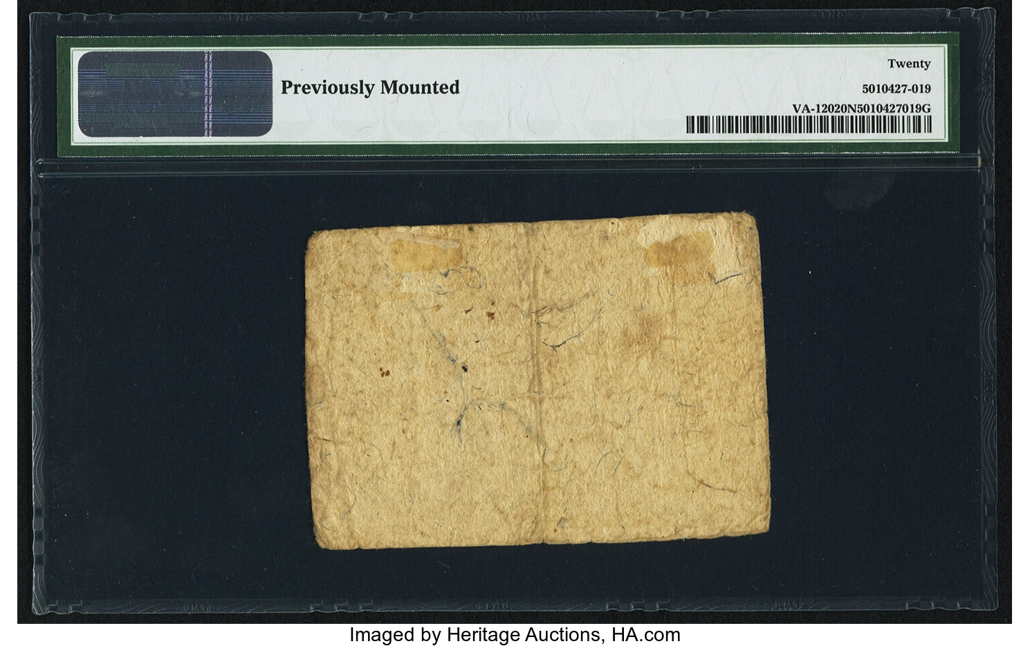 image for: Virginia May 5, 1777 $10 PMG Very Fine 20 Net....