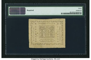 image for: Maryland June 8, 1780 $1 PMG Choice Fine 15 Net....