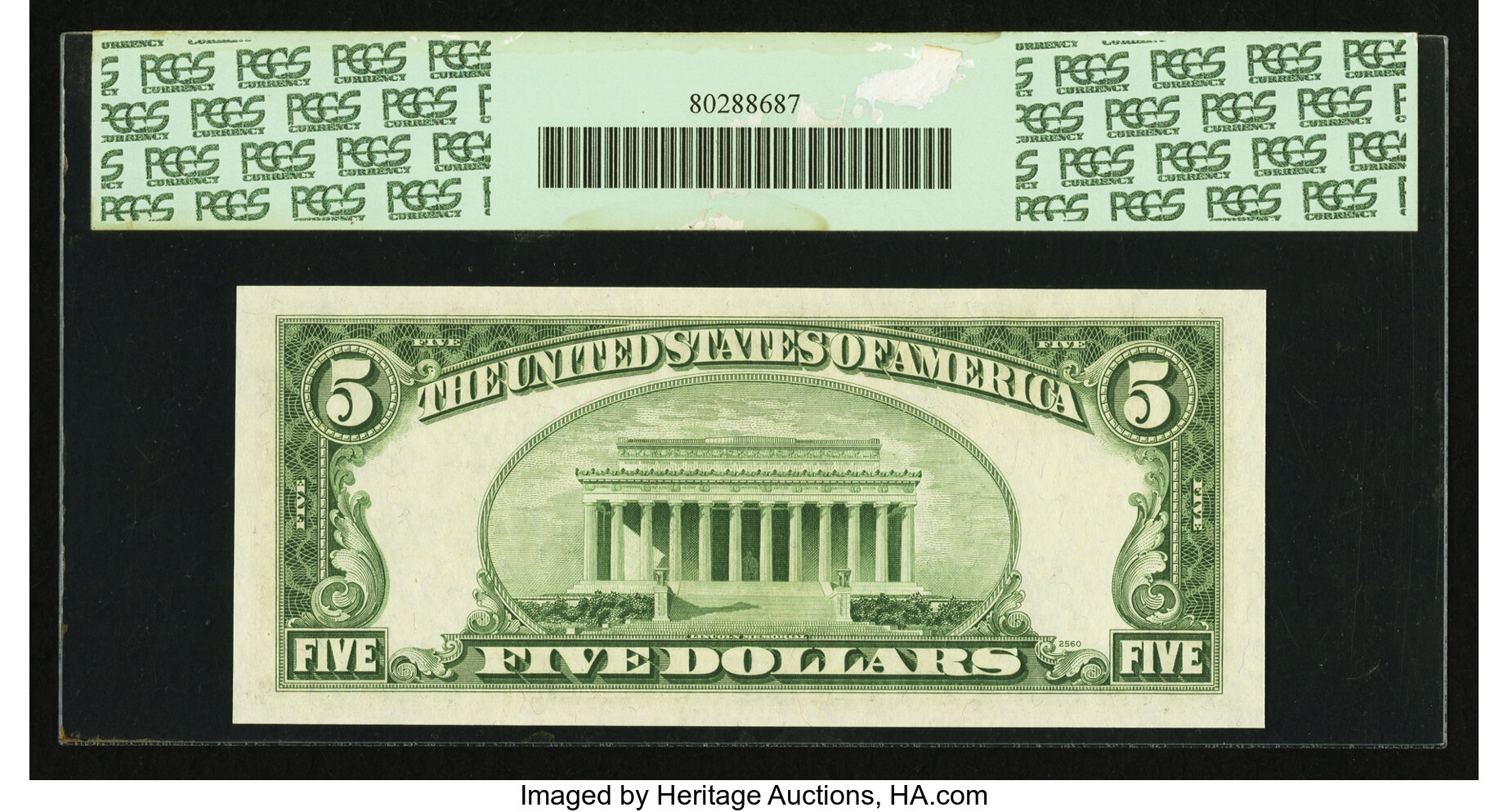 image for: Fr. 1965-D* $5 1950D Federal Reserve Note. PCGS Superb Gem New 67PPQ....