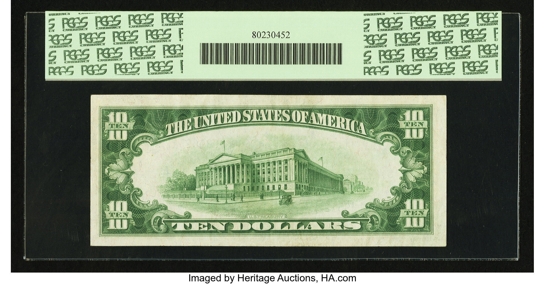 image for: Fr. 2000-D* $10 1928 Federal Reserve Note. PCGS Choice About New 55PPQ....