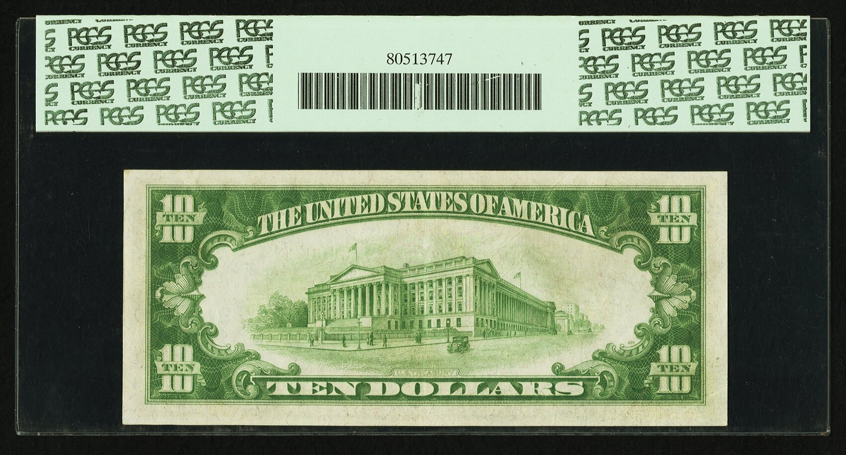 image for: Fr. 2004-C* $10 1934 Federal Reserve Note. PCGS Choice About New 55PPQ....