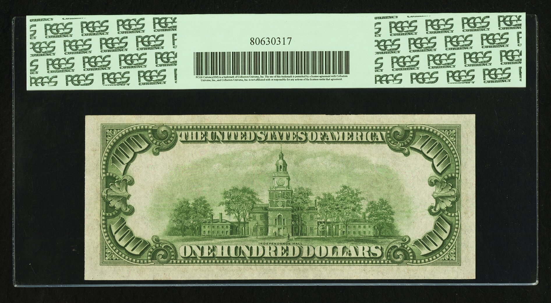 image for: Fr. 2152-F* $100 1934 Federal Reserve Note. PCGS Choice About New 58....