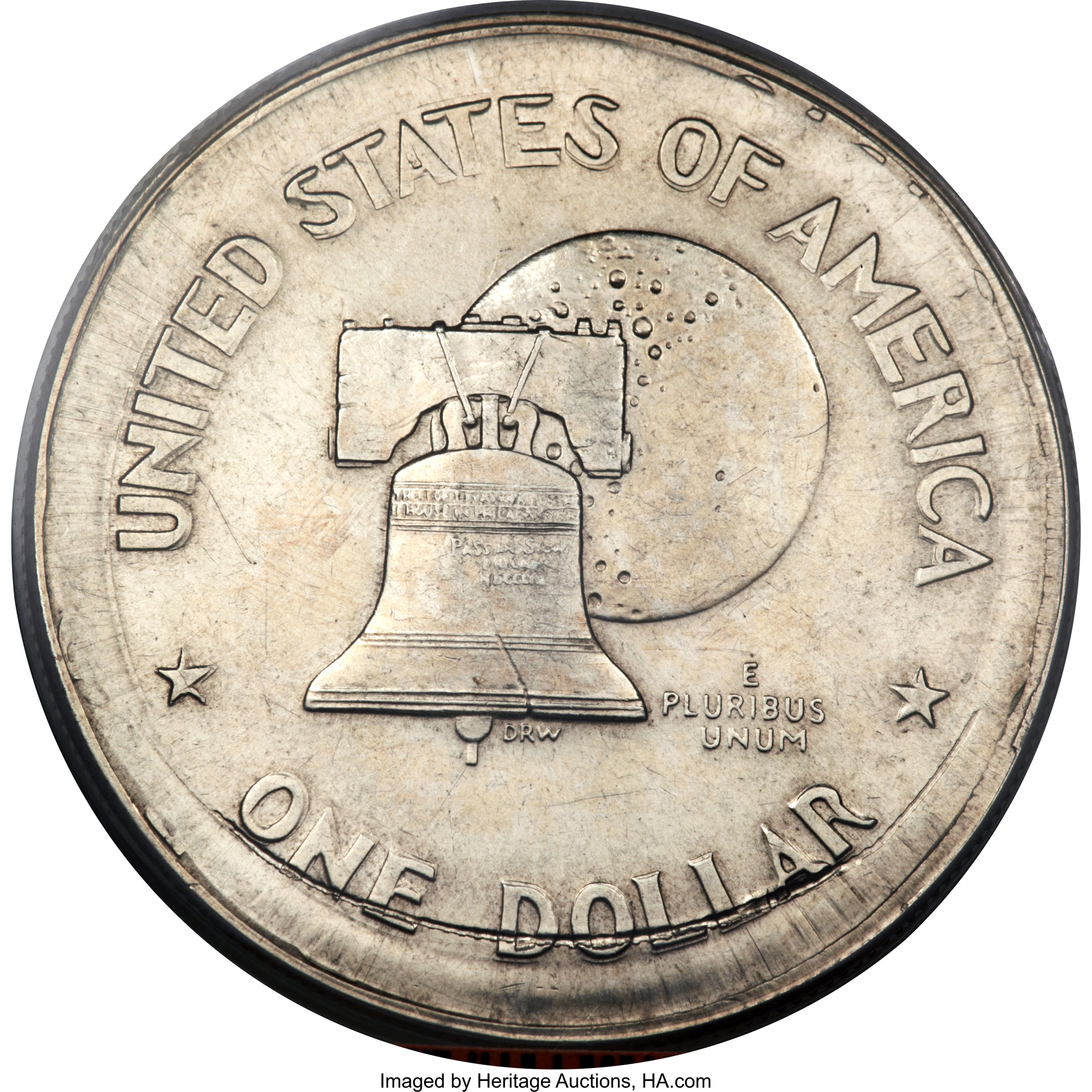 1976-S $1  Silver AU58 thumbnail 7