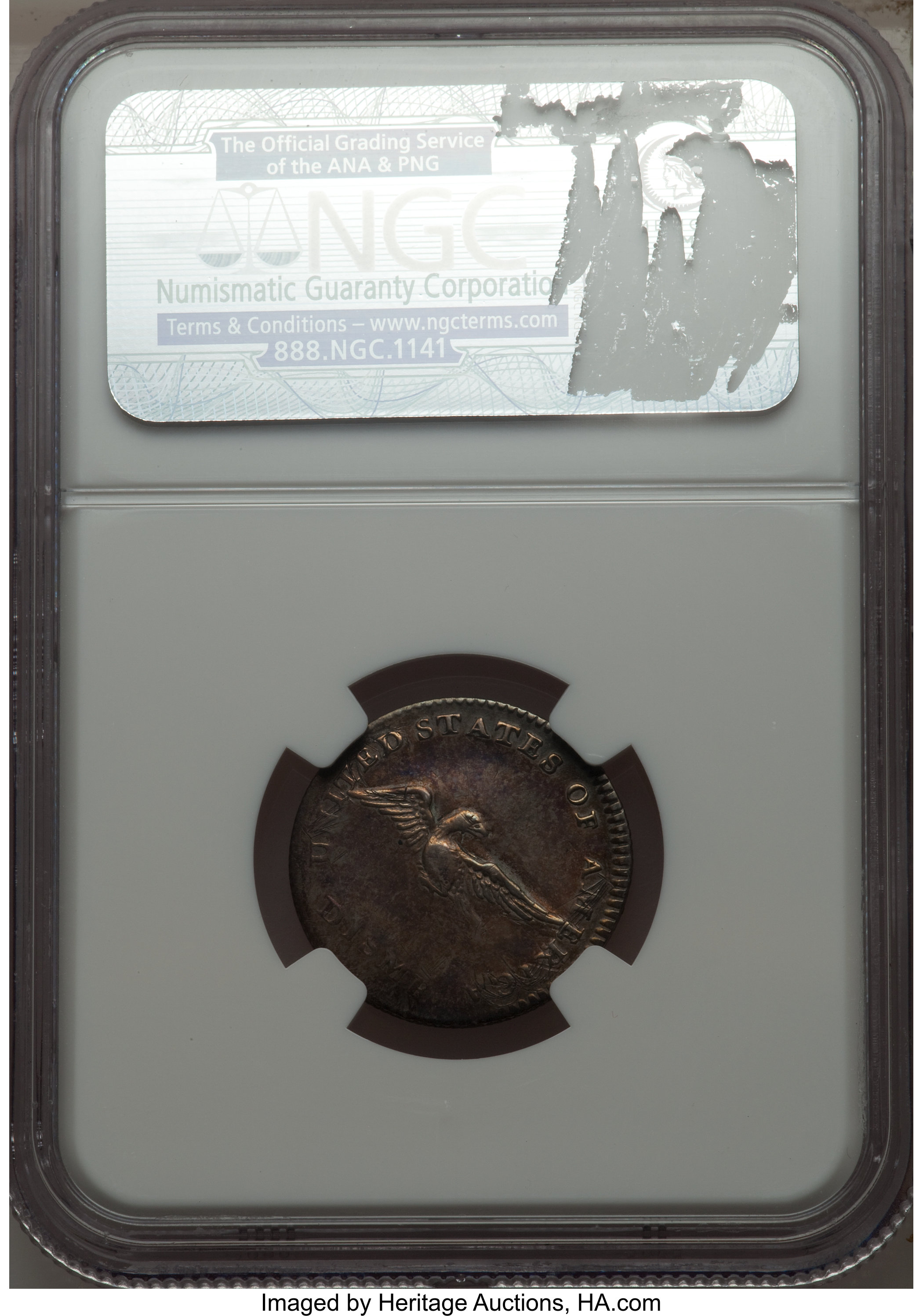 image for: 1792 P10C Disme, Judd-9, Pollock-10, R.8, Fine 15 NGC....