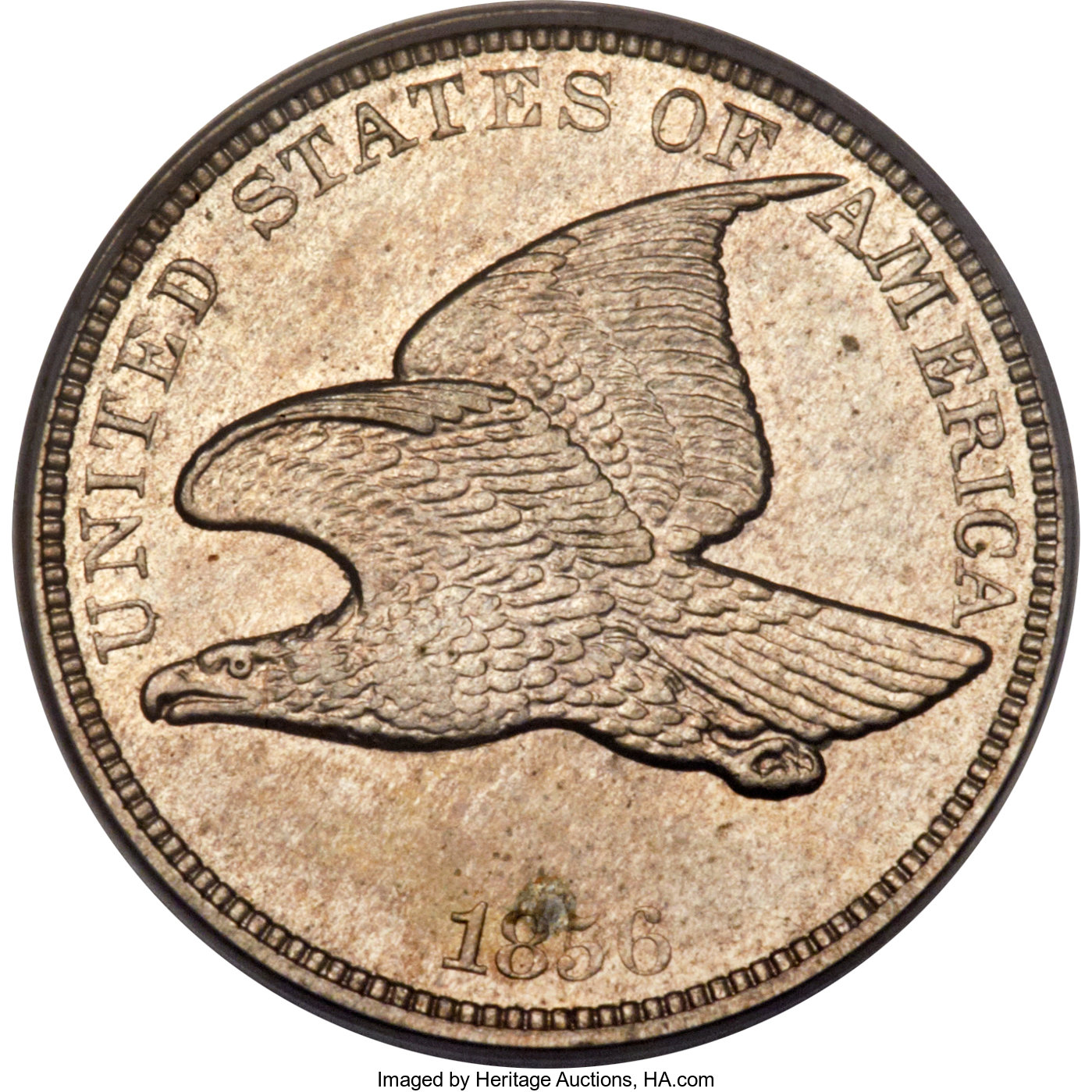 image for: 1856 P1C Flying Eagle Cent, Judd-183, Pollock-217, Snow-4d, High R.7, PR62 PCGS....
