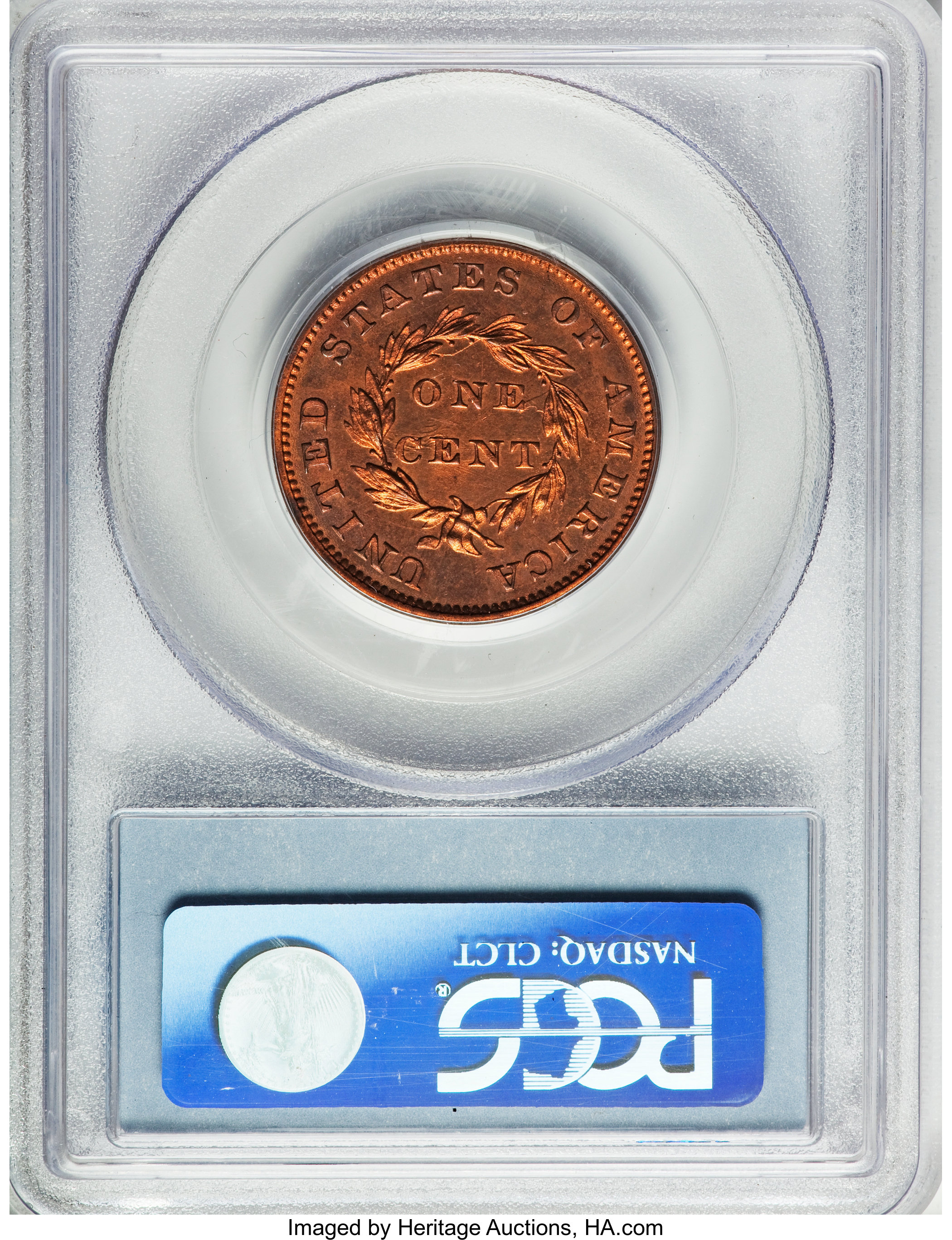 image for: 1855 P1C Flying Eagle Cent, Judd-167 Original, Pollock-193, R.5 PR65 Red and Brown PCGS. CAC....