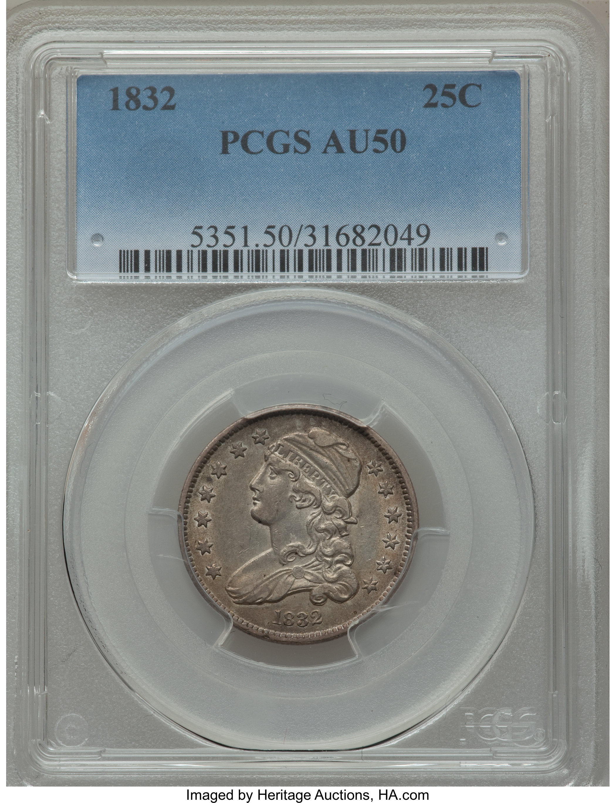 1832 25c AG3 CAC thumbnail 21