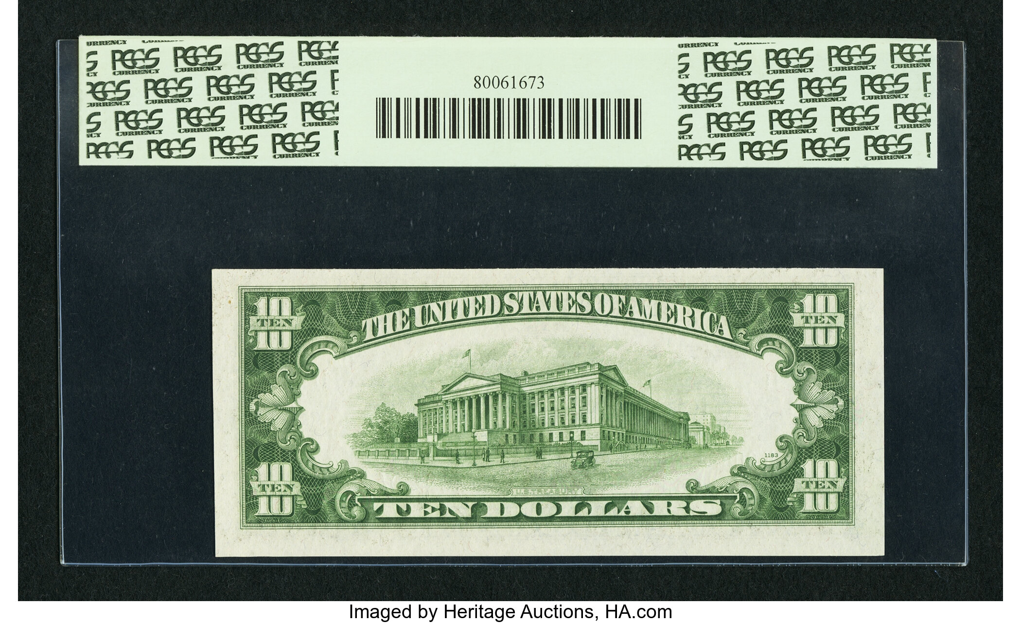 image for: Fr. 2010-K* $10 1950 Wide Federal Reserve Star Note. PCGS Very Choice New 64PPQ....