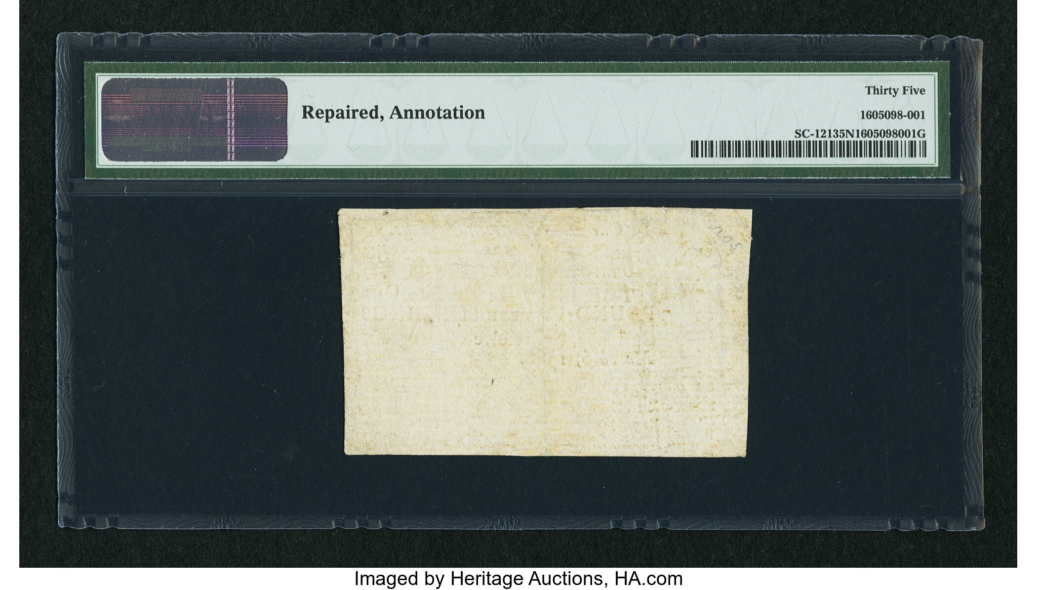 image for: South Carolina March 6, 1776 £1 15s PMG Choice Very Fine 35 Net....