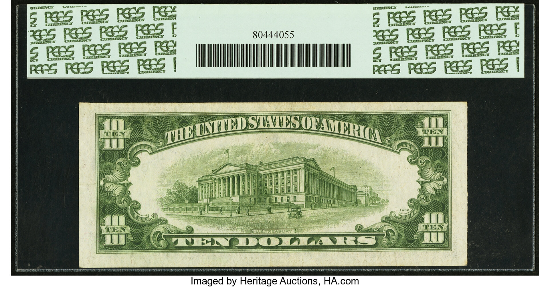 image for: Fr. 2010-F* $10 1950 Narrow Federal Reserve Note. PCGS Extremely Fine 45PPQ....