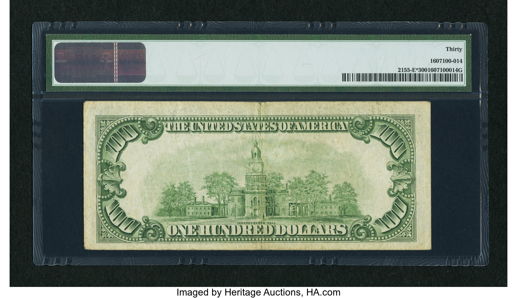 image for: Fr. 2155-E* $100 1934C Federal Reserve Note. PMG Very Fine 30....