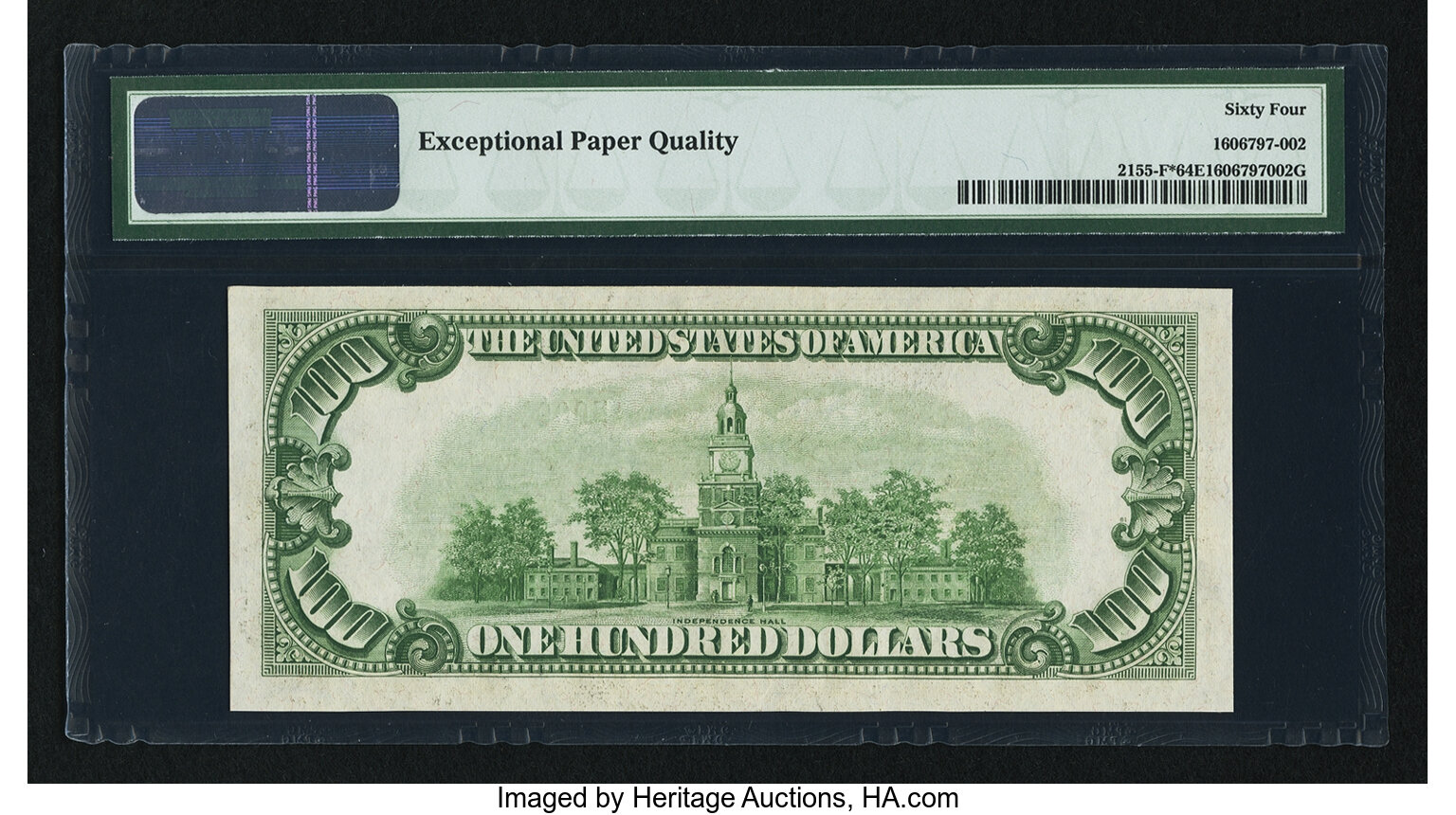 image for: Fr. 2155-F* $100 1934C Federal Reserve Note. PMG Choice Uncirculated 64 EPQ....