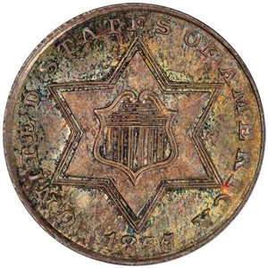 image for: 3CS 1855 PCGS MS66 CAC