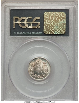 image for: George V 10 Cents 1919 MS64 PCGS
