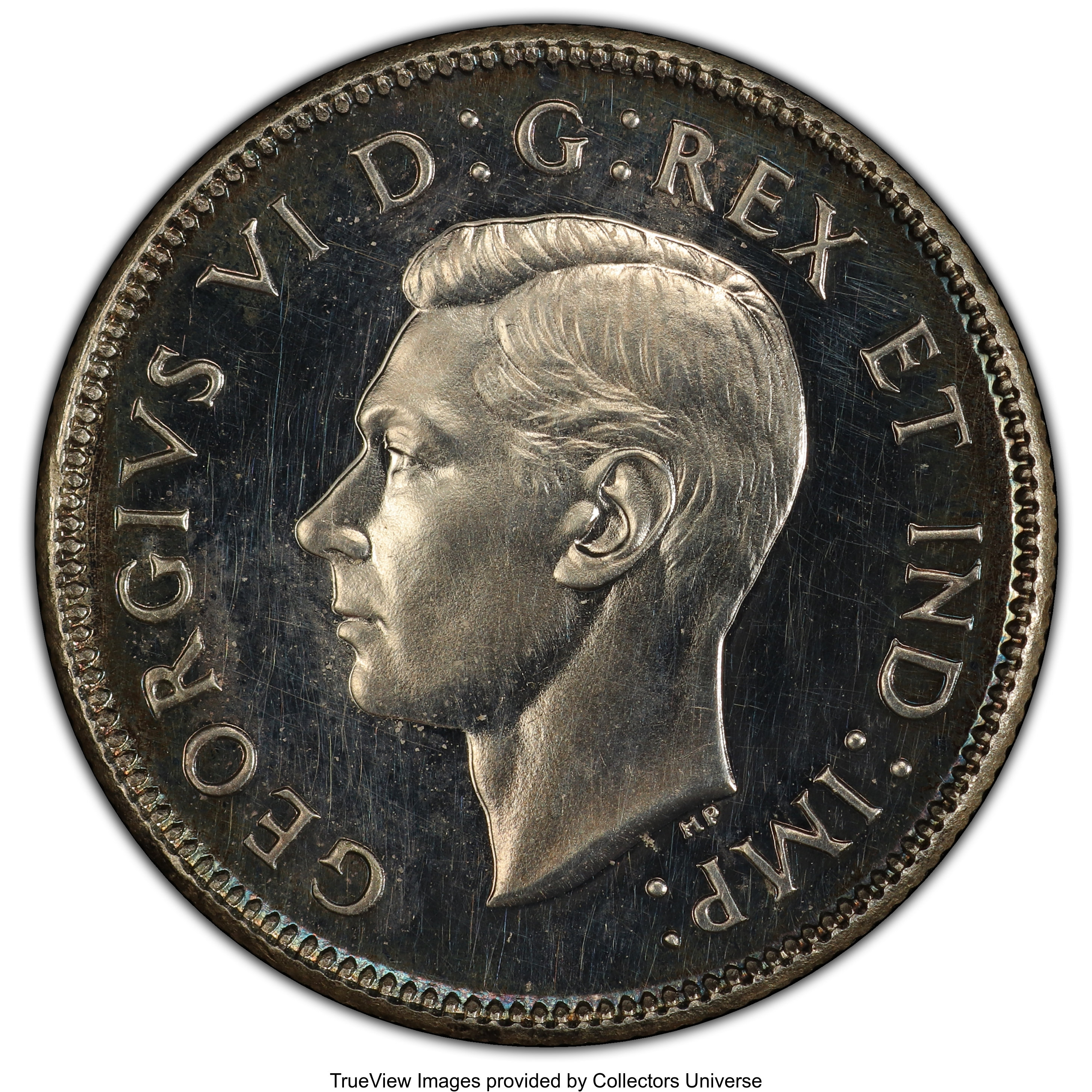 image for: George VI Specimen "Maple Leaf" 25 Cents 1947 SP62 PCGS