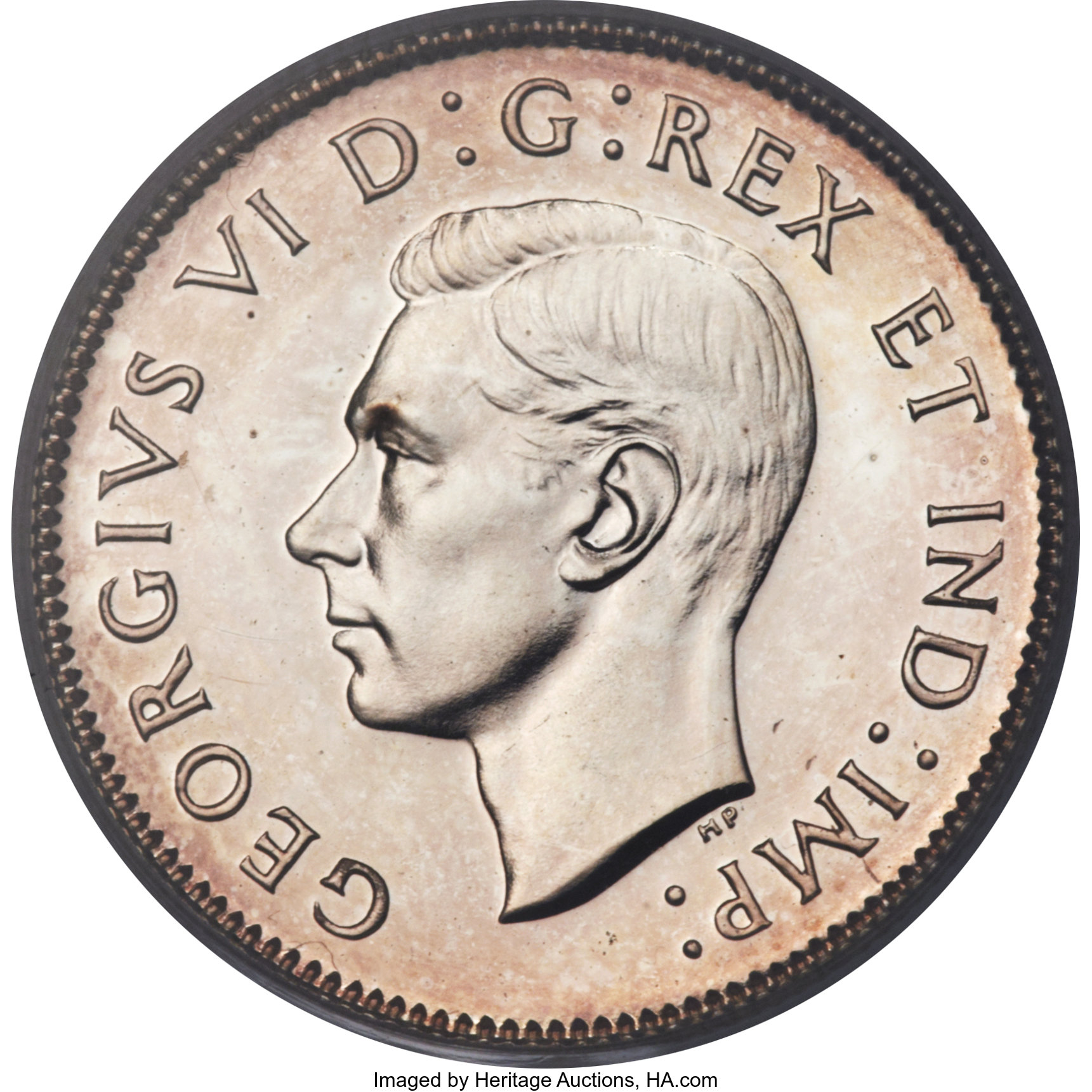 image for: George VI Specimen "Maple Leaf" 25 Cents 1947 SP64 PCGS