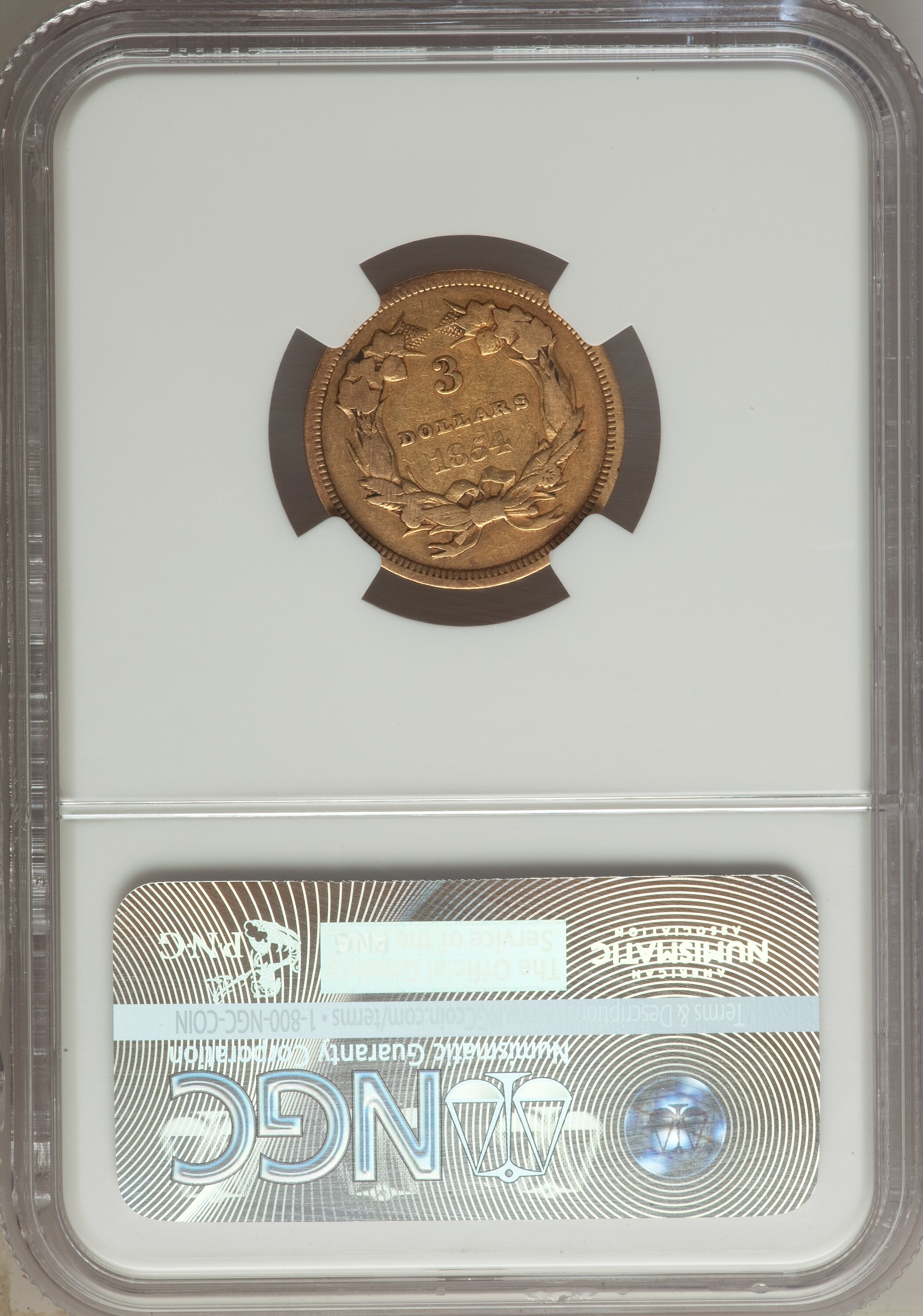 1854 $3 VF20 thumbnail 8