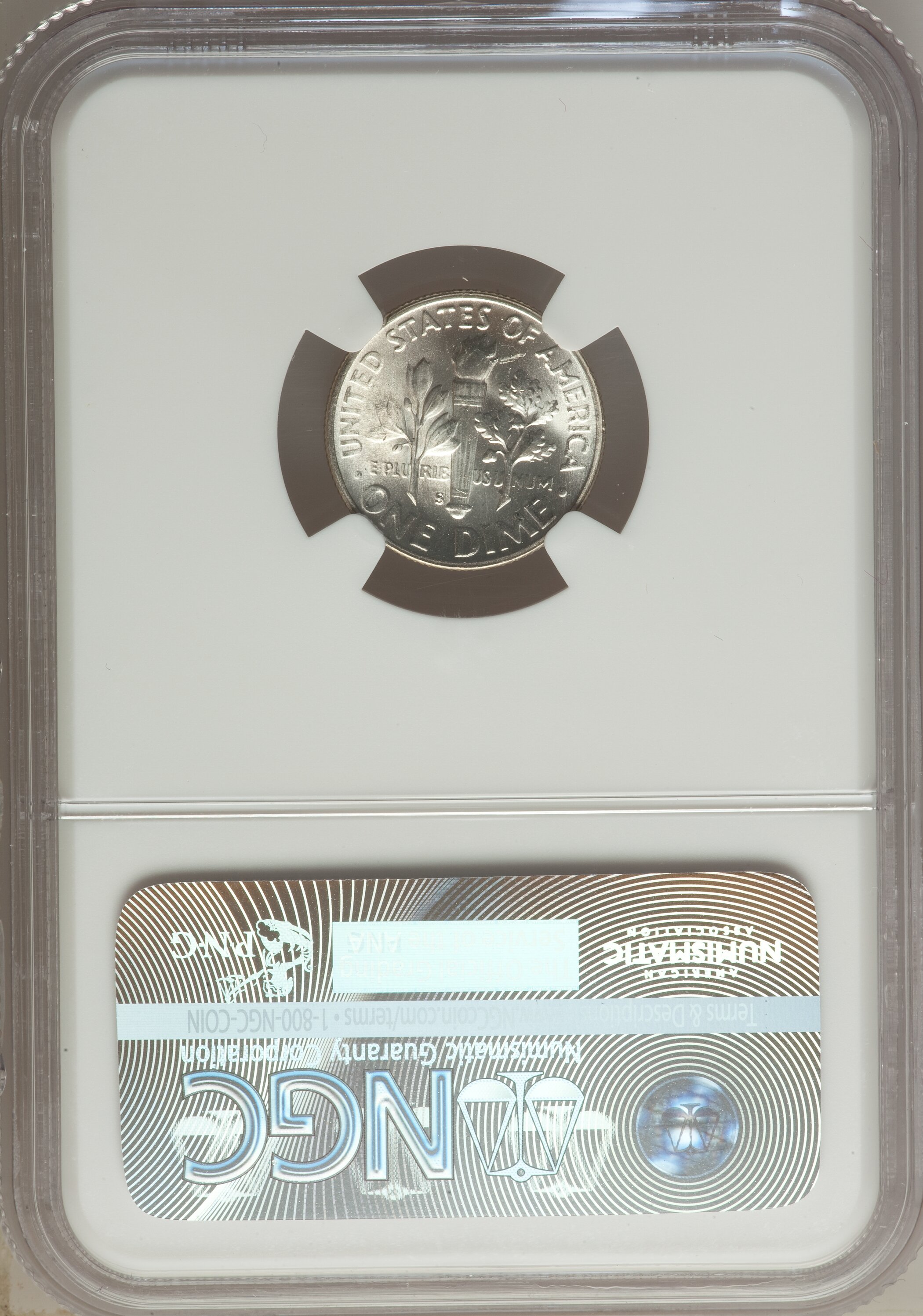 1951-S 10c AU50 CAC thumbnail 4
