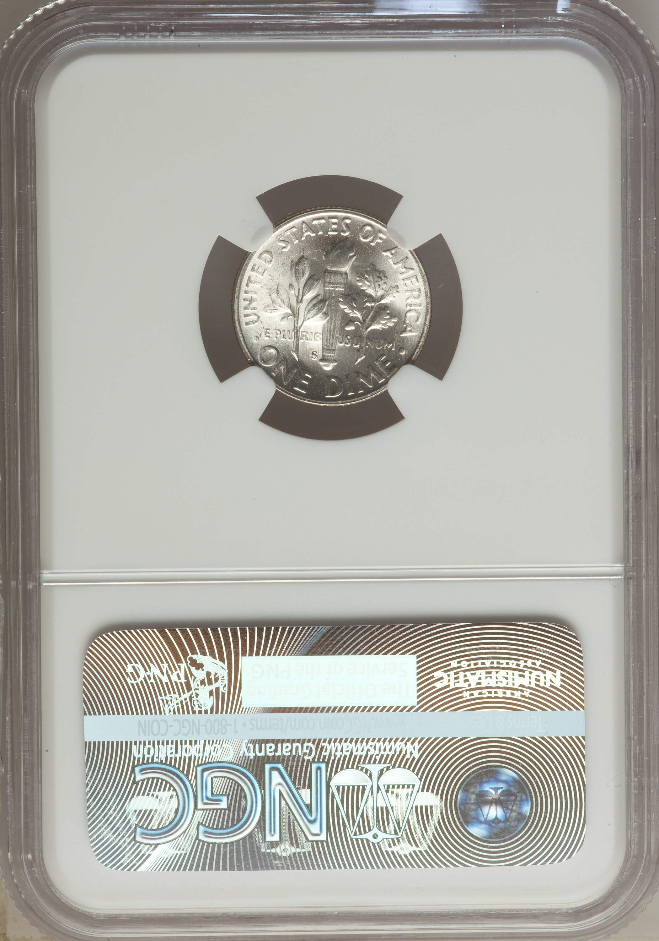 1951-S 10c AU50 CAC thumbnail 5