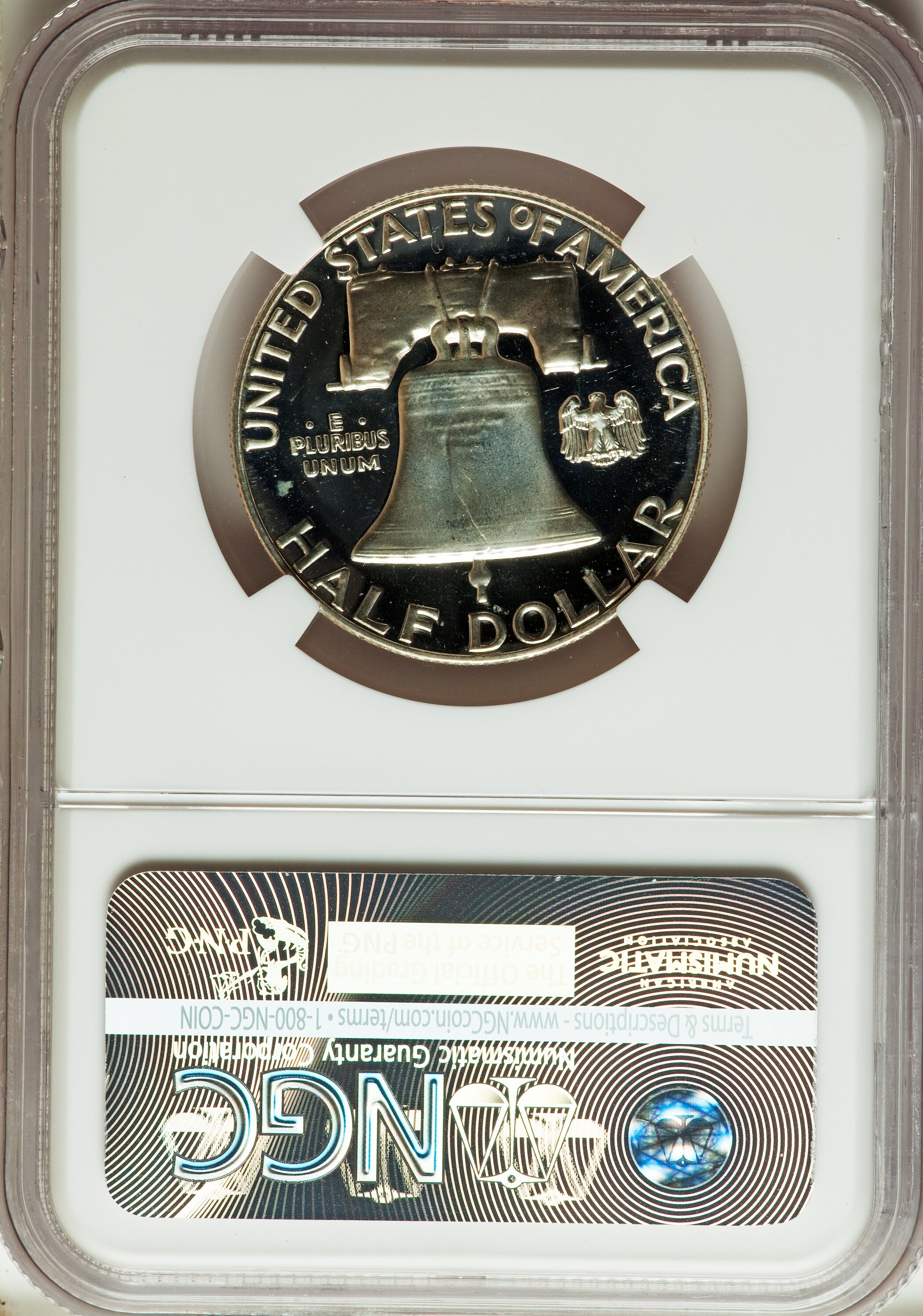 1963 50c PR DCAM PR65 DCAM thumbnail 2