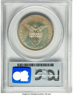 image for: 1906 50C PR64 PCGS. PCGS Population (13/30). NGC Census: (0/0)....