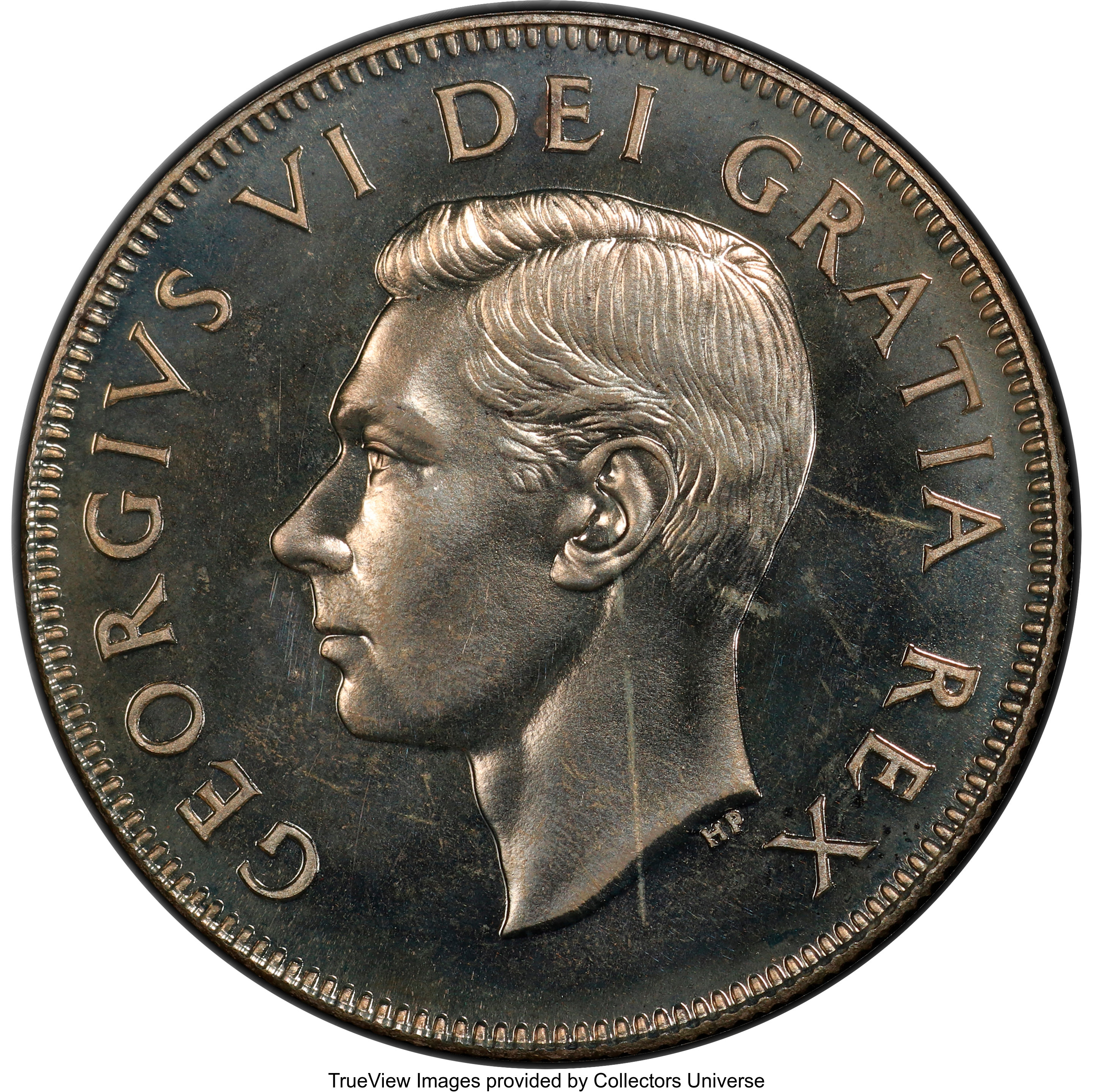 image for: George VI Specimen "Convex" 50 Cents 1948 SP65 PCGS