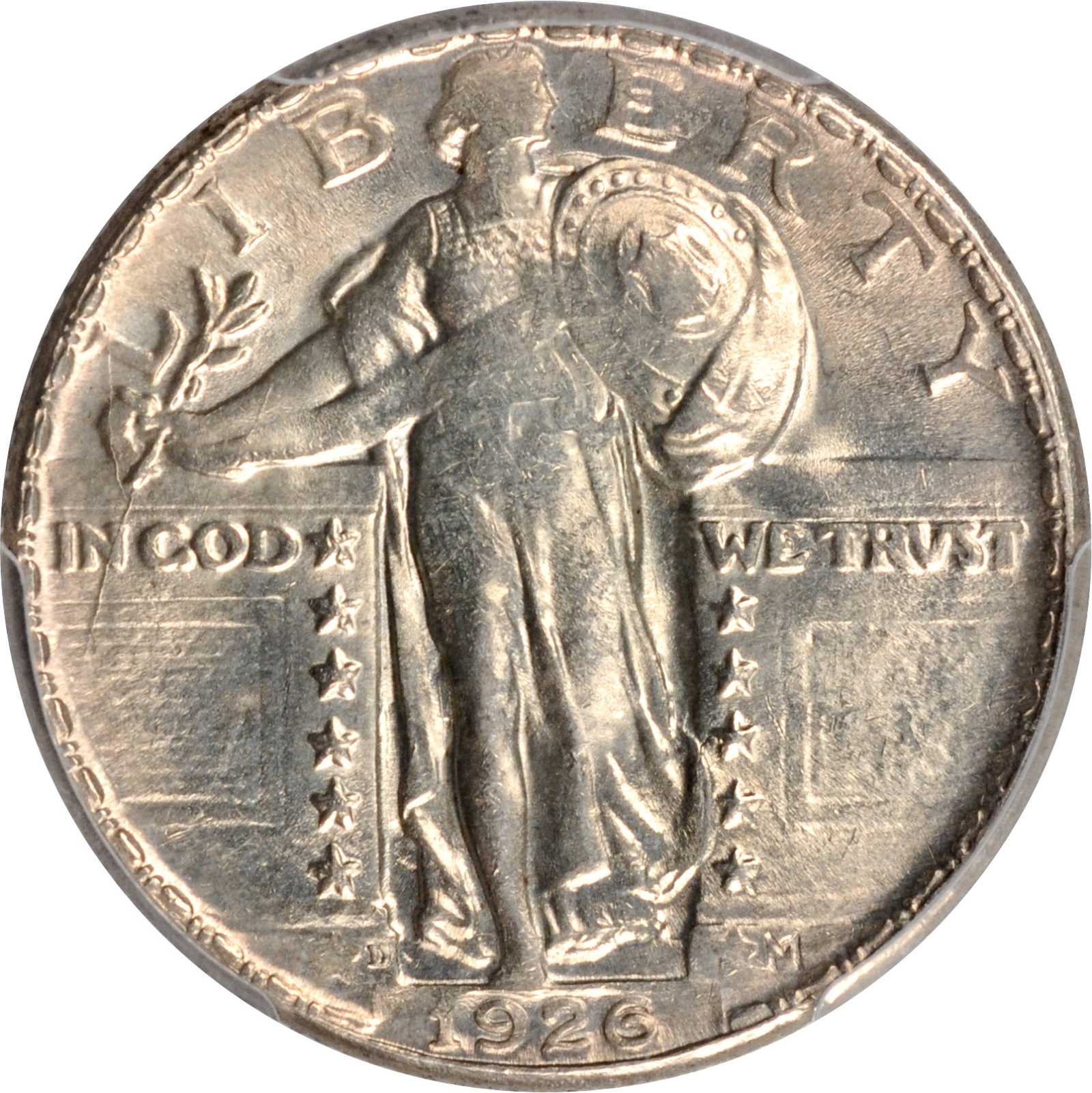 1926-D Standing Liberty Quarter. Unc Details--Cleaning (PCGS).