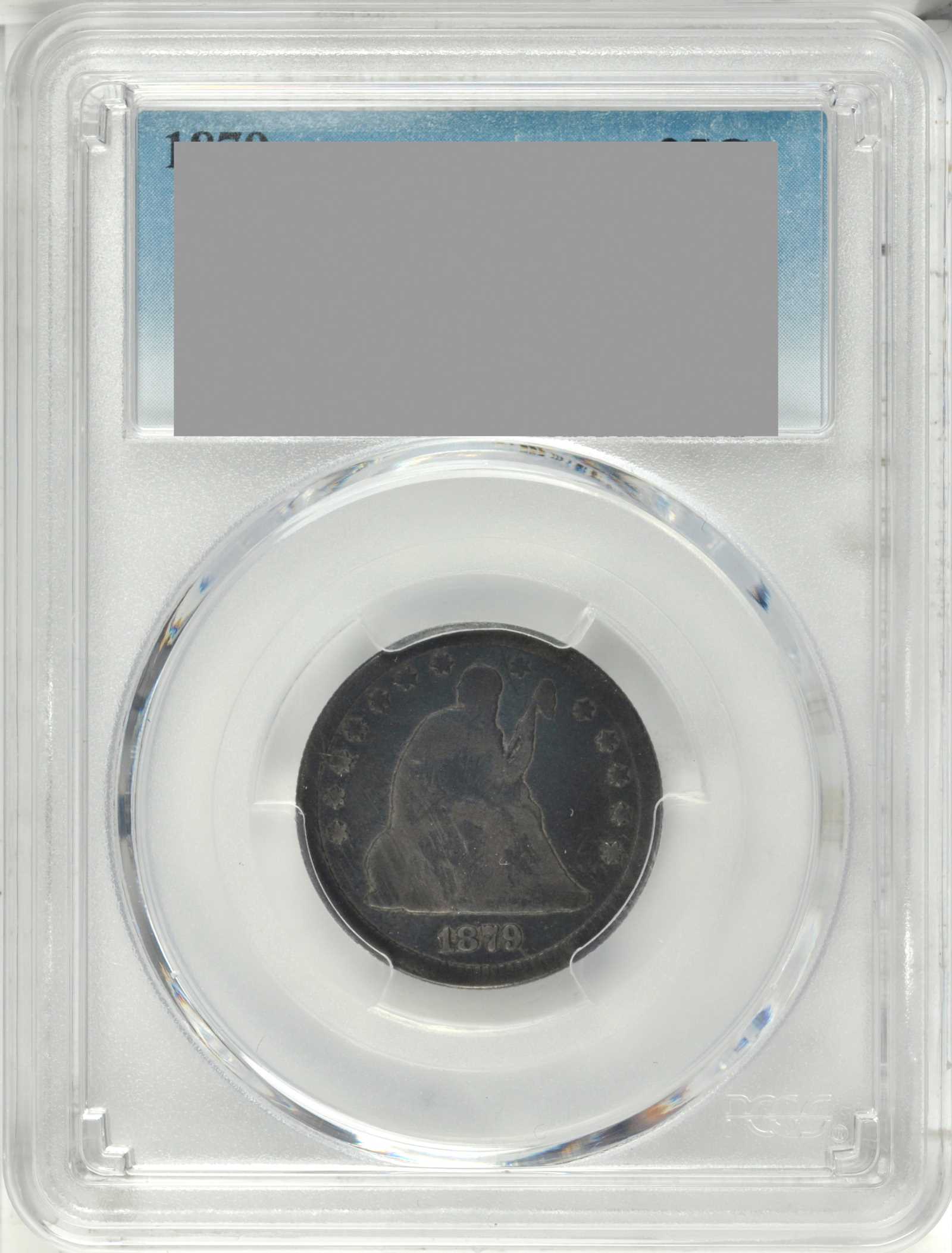 1879 25c G6 CAC thumbnail 6