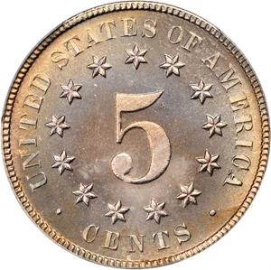 image for: 1879/8 Shield Nickel. Proof-68 (PCGS).