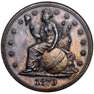 image for: 1870 $1 Dollar, Judd-1016, Pollock-1150, Low R.7, PR63 Brown NGC....