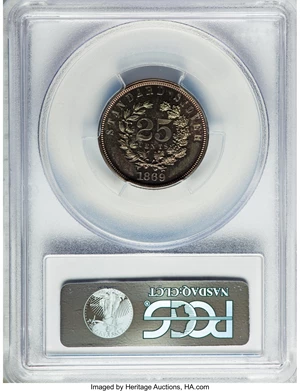 image for: 1869 25C Standard Silver Quarter Dollar, Judd-722, Pollock-803, High R.6, PR65 PCGS. CAC....