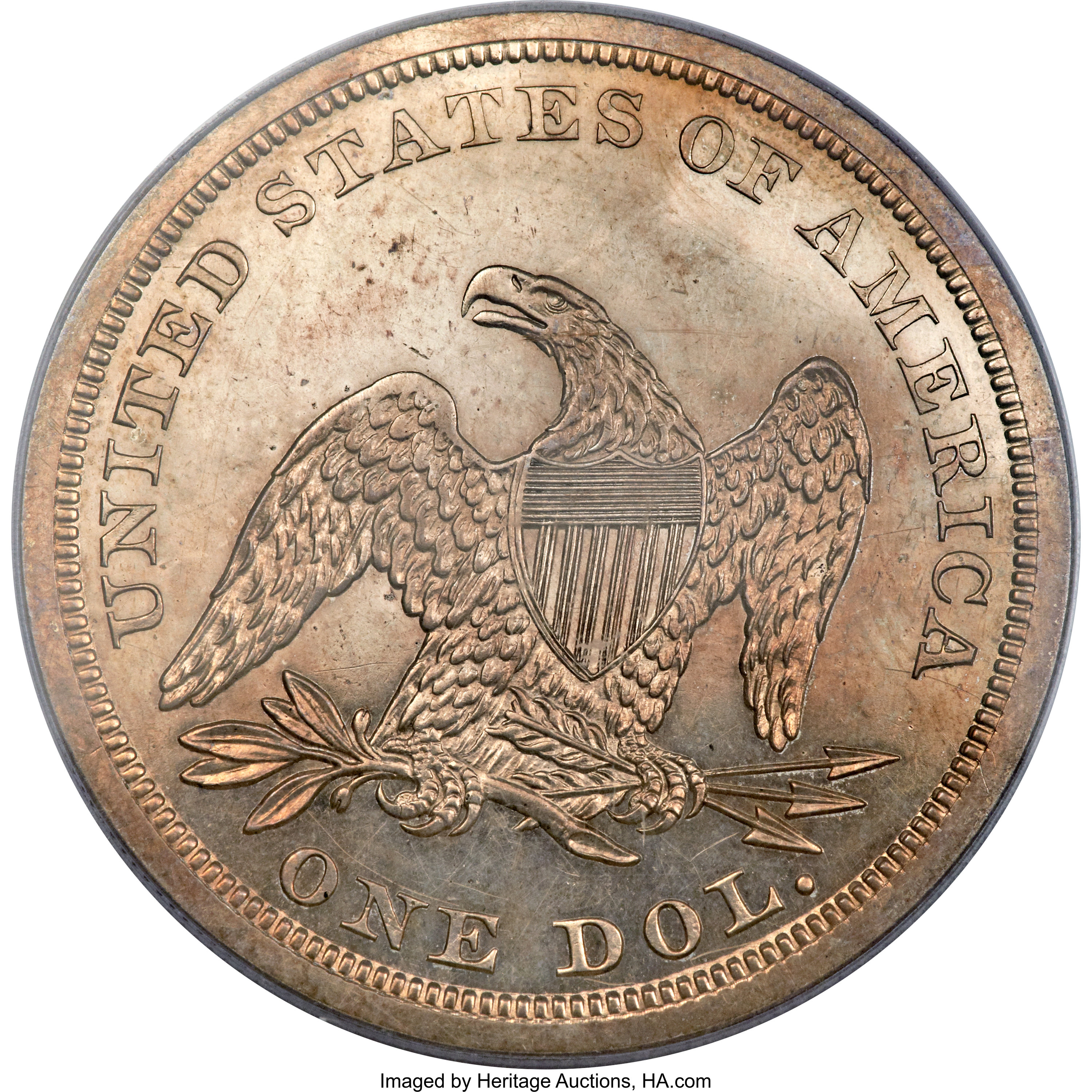 image for: 1842 $1 PR62 PCGS....