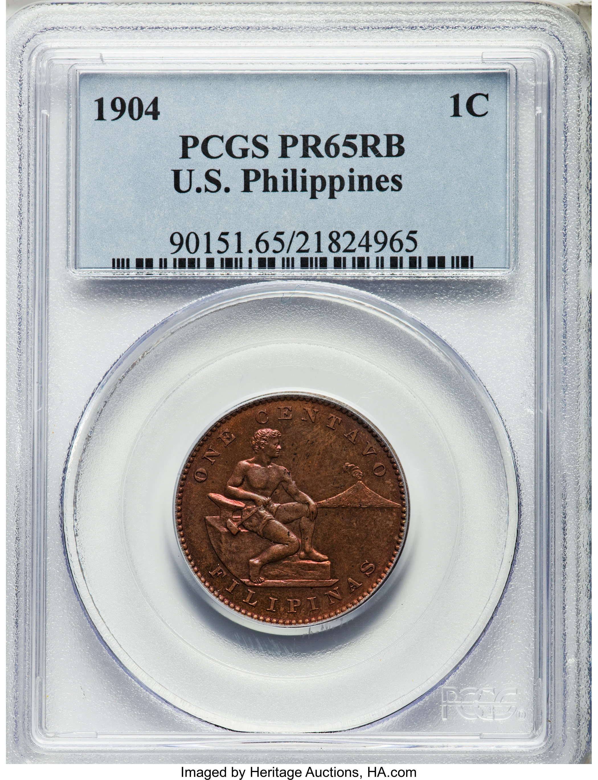 image for: 1904 1C PR65 Red and Brown PCGS. PCGS Population (12/2). NGC Census: (0/0)....